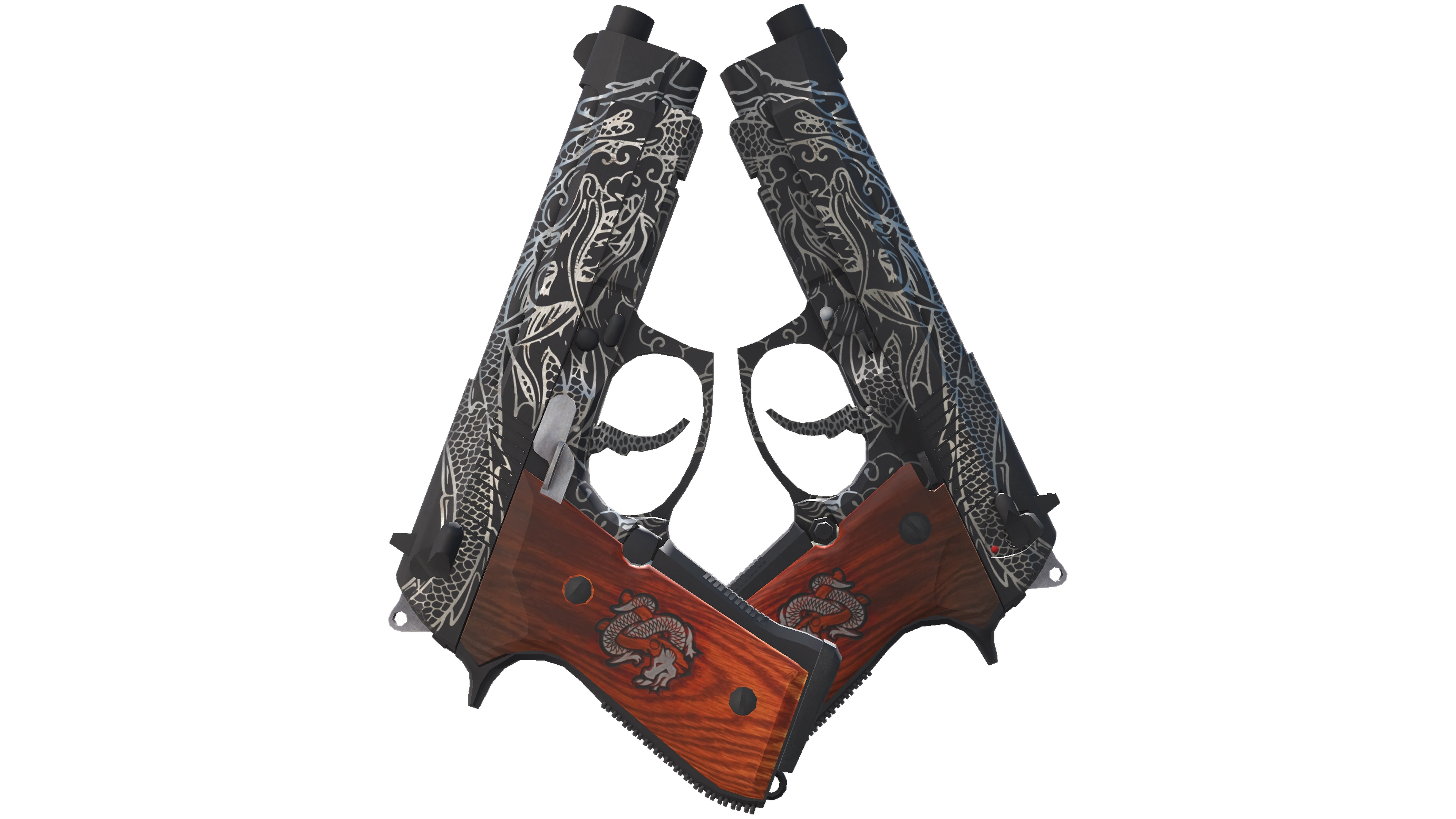 Dual Berettas | Dualing Dragons (Minimal Wear)