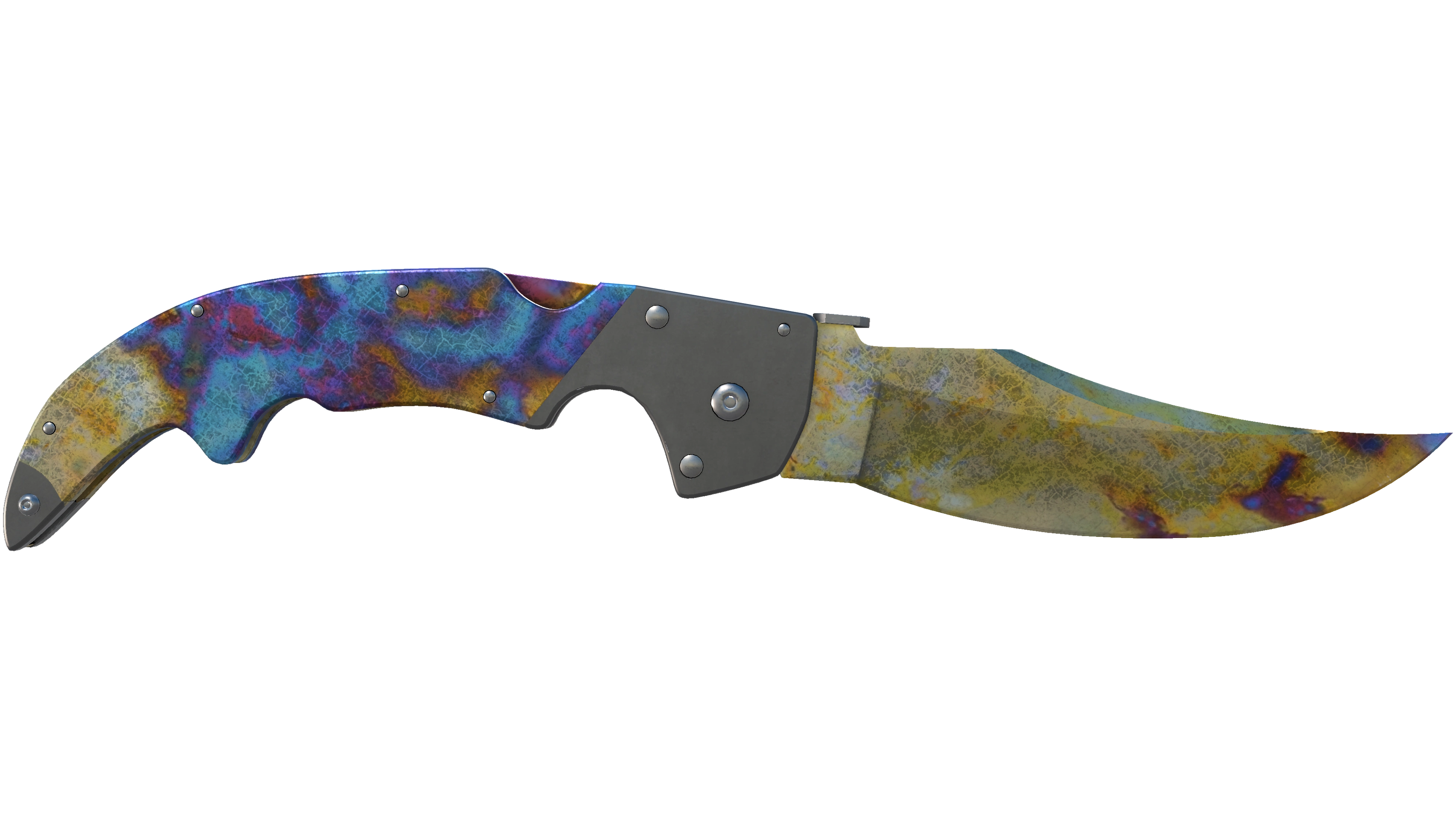 ★ Falchion Knife | Case Hardened (Well-Worn)