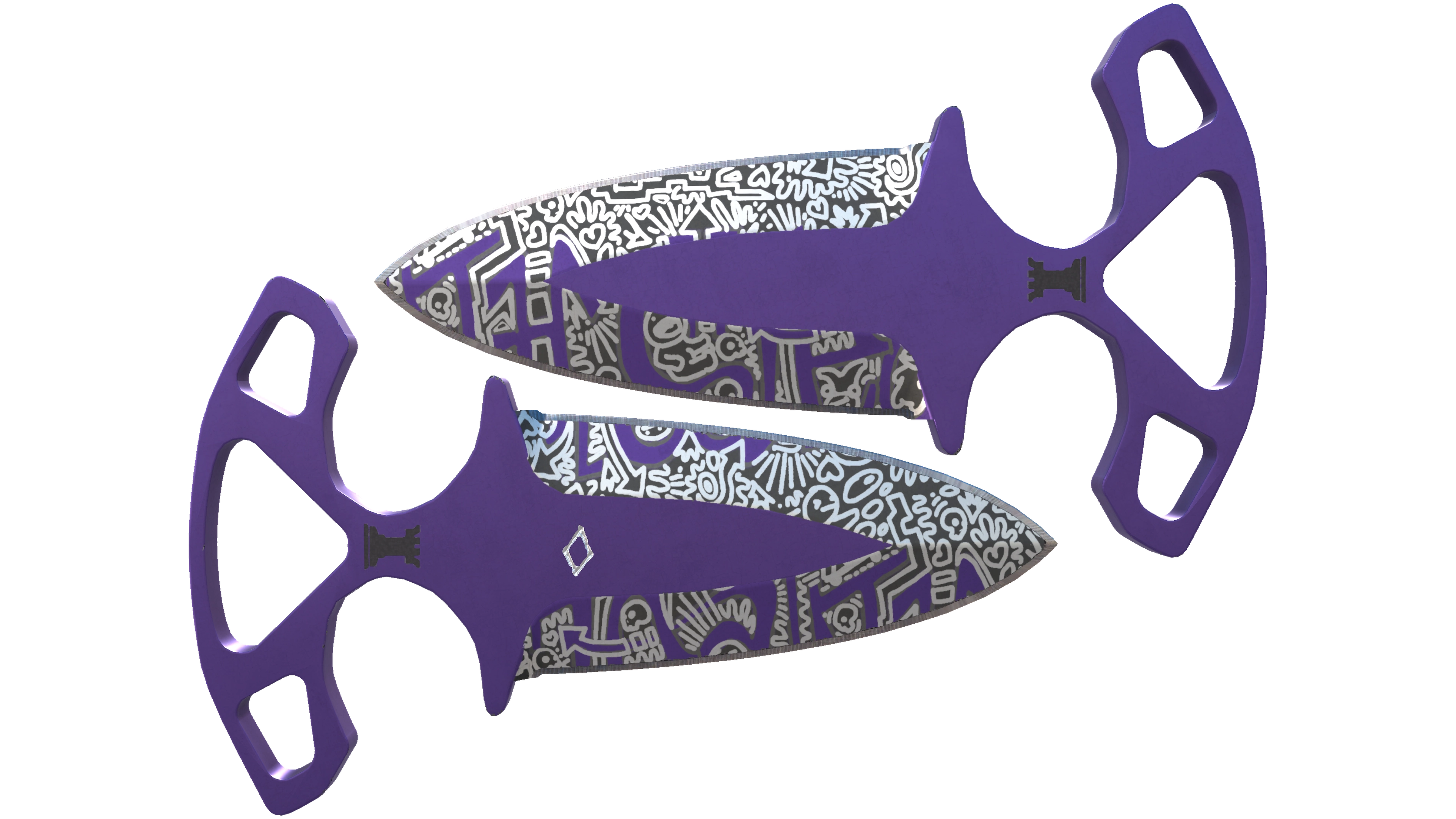 ★ StatTrak™ Shadow Daggers | Freehand (Minimal Wear)