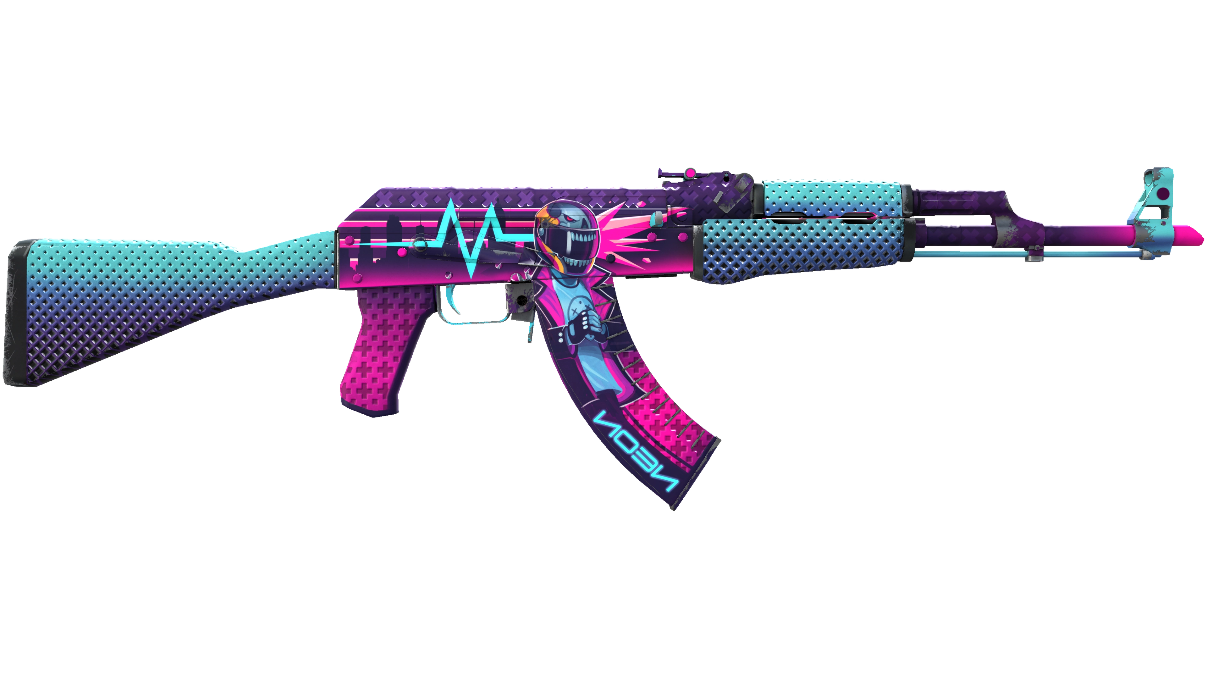 StatTrak™ AK-47 | Neon Rider (Minimal Wear) thumbnail