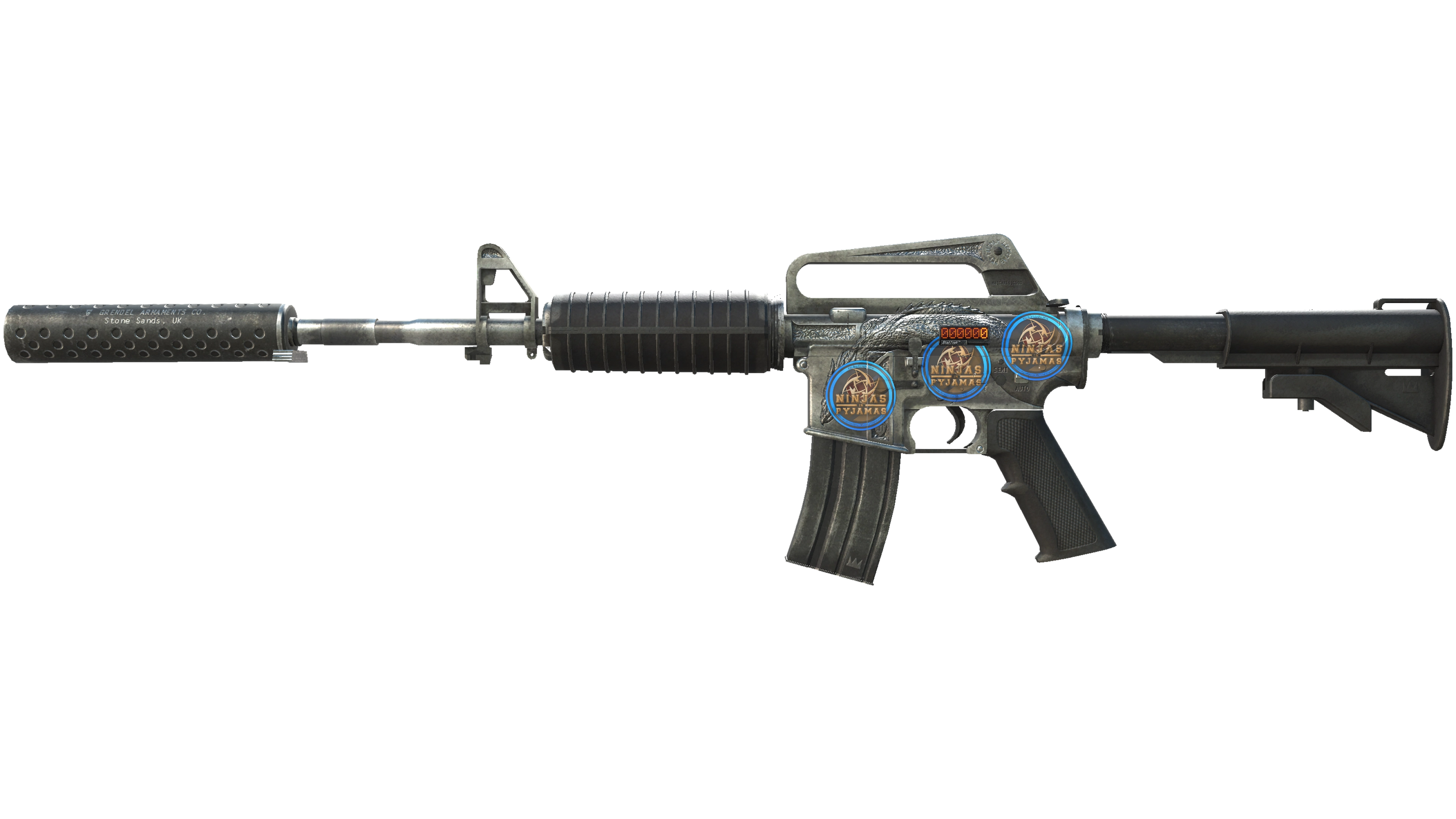 StatTrak™ M4A1-S | Basilisk (Battle-Scarred)