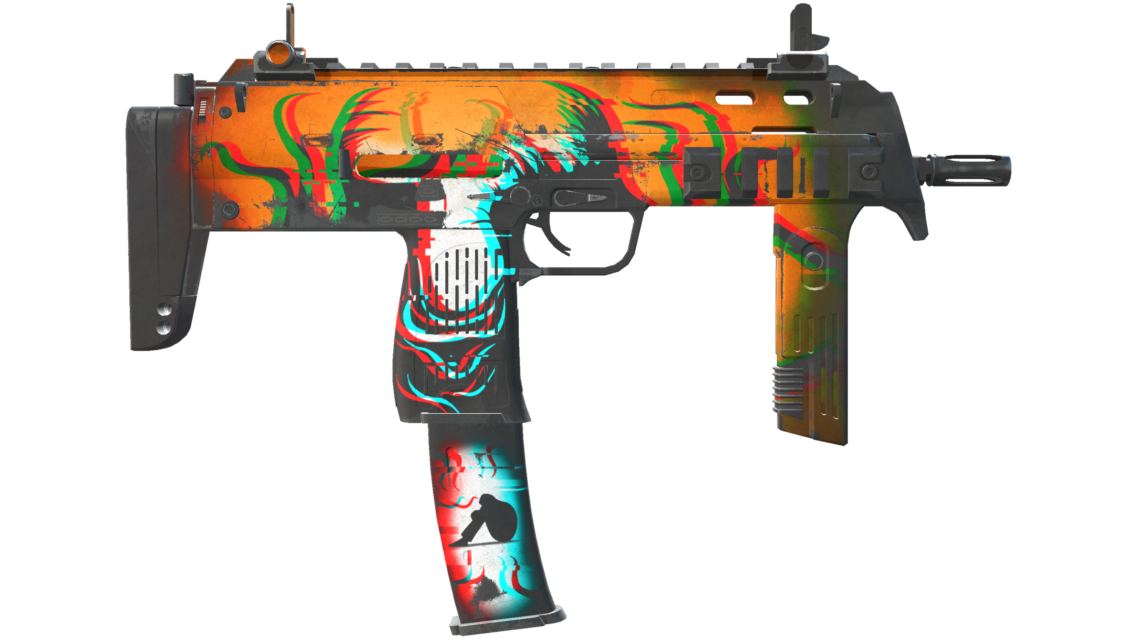 StatTrak™ MP7 | Abyssal Apparition (Battle-Scarred) thumbnail