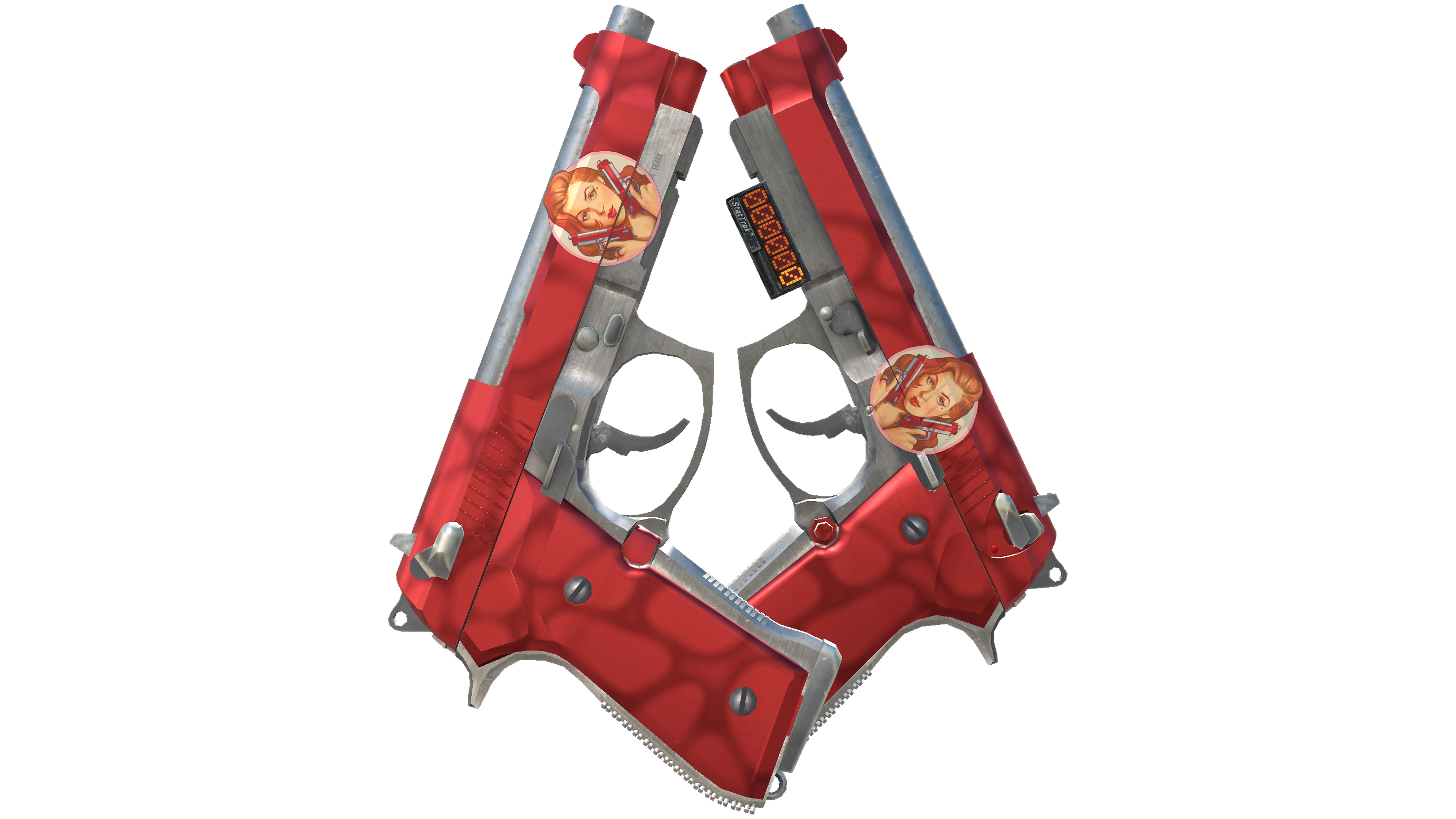 StatTrak™ Dual Berettas | Hemoglobin (Factory New) thumbnail