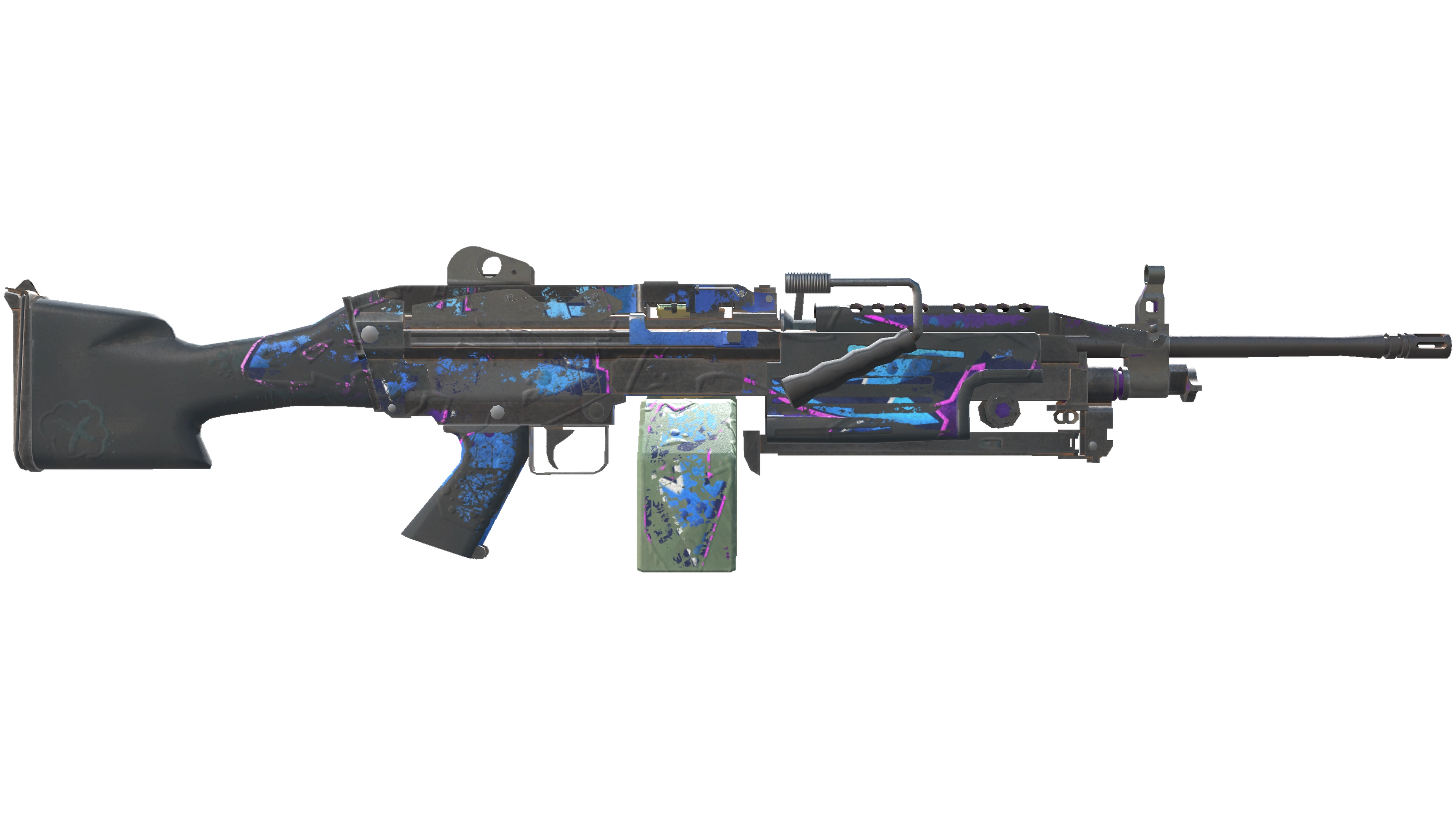 StatTrak™ M249 | Downtown (Battle-Scarred) thumbnail