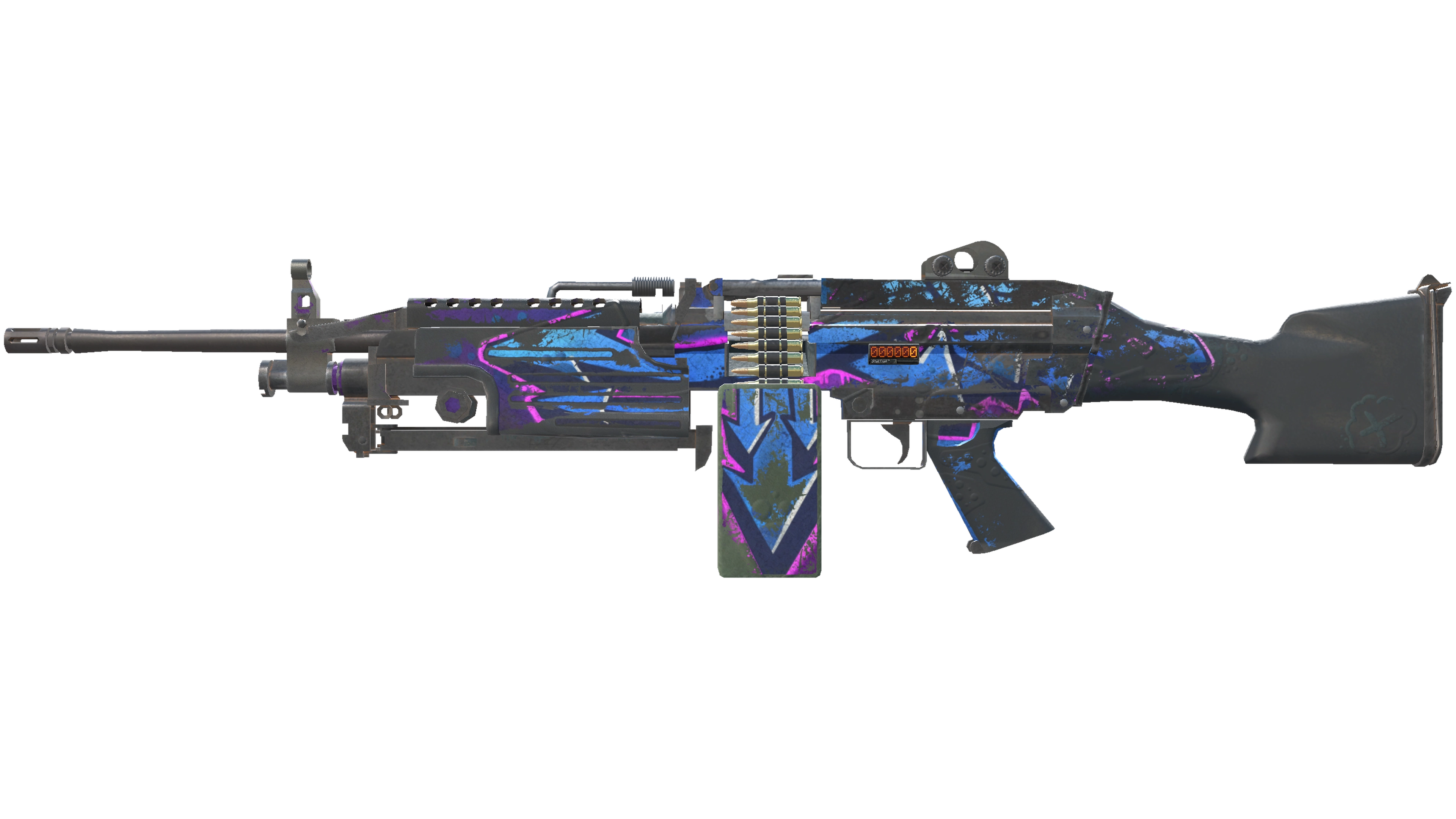 StatTrak™ M249 | Downtown (Battle-Scarred) thumbnail