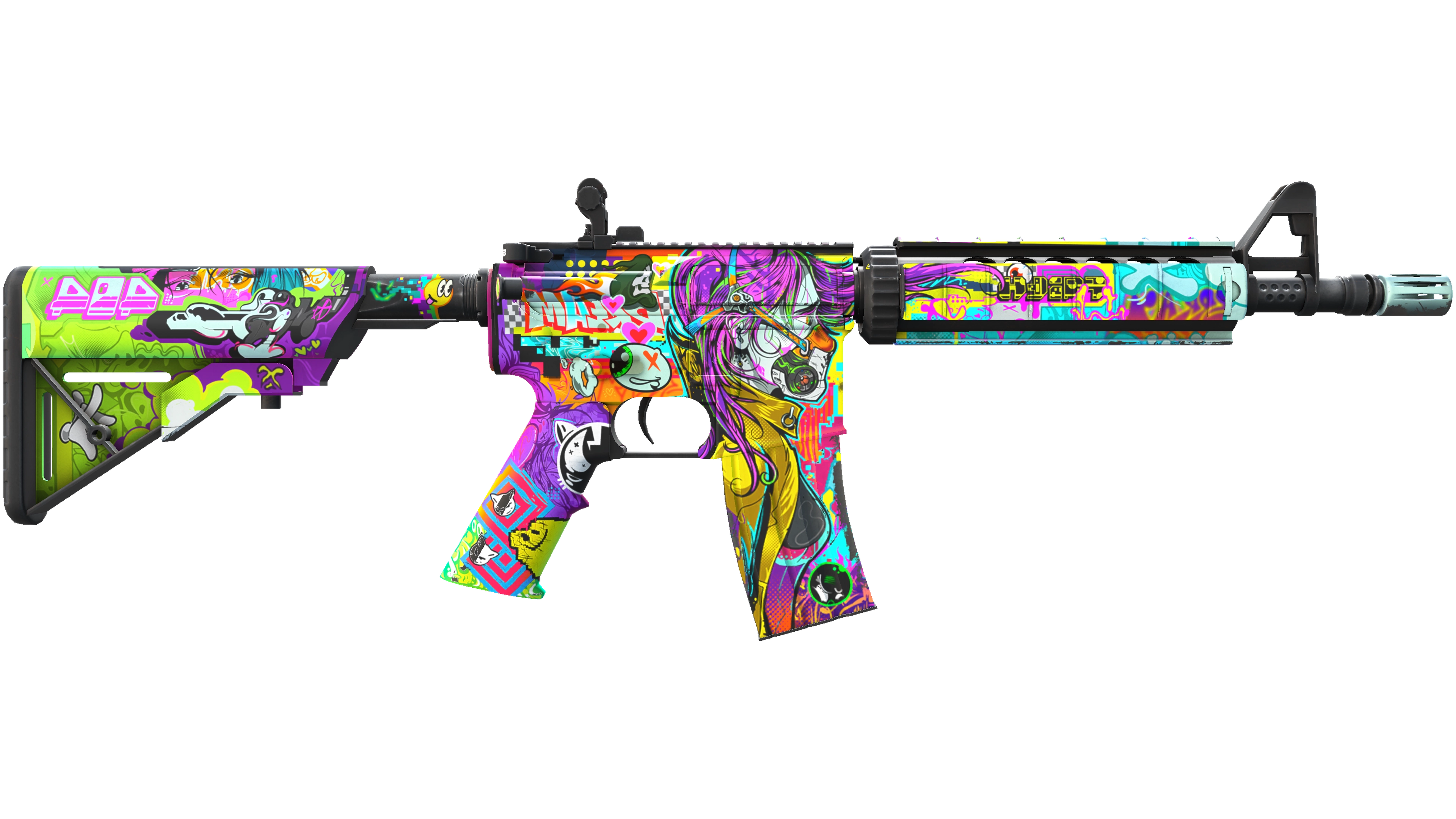 M4A4 | In Living Color (Minimal Wear) thumbnail