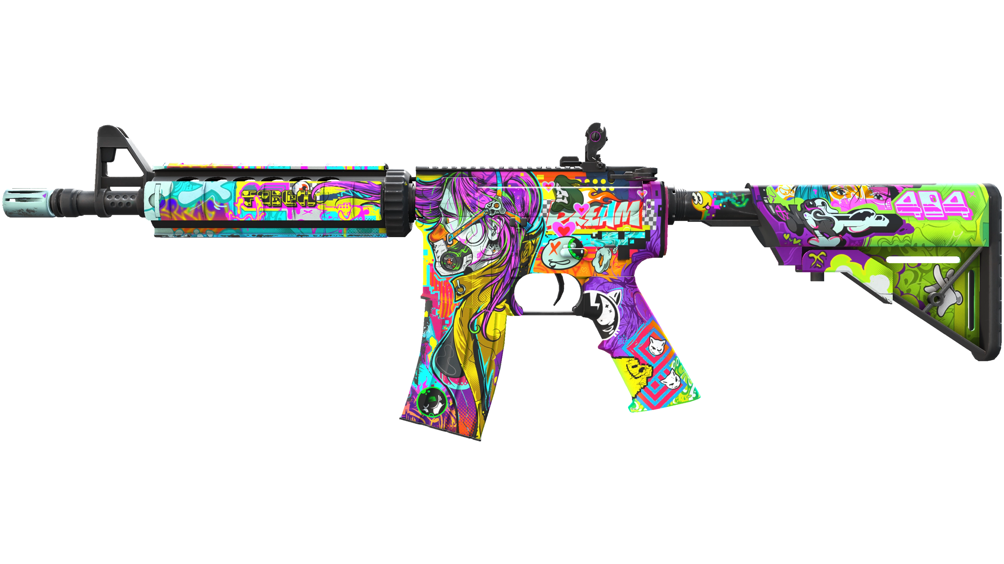 M4A4 | In Living Color (Minimal Wear) thumbnail