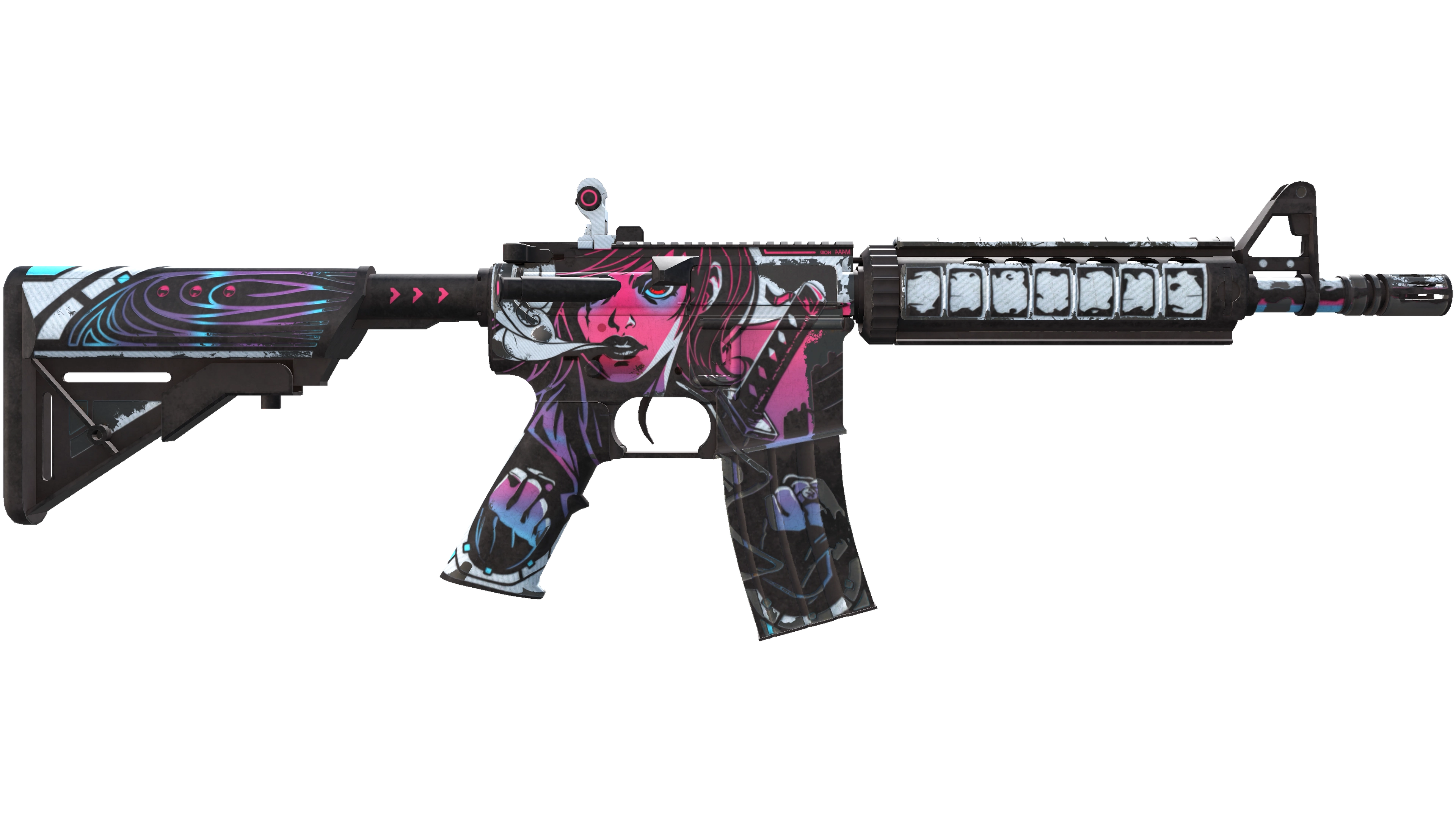 M4A4 | Neo-Noir (Well-Worn) thumbnail
