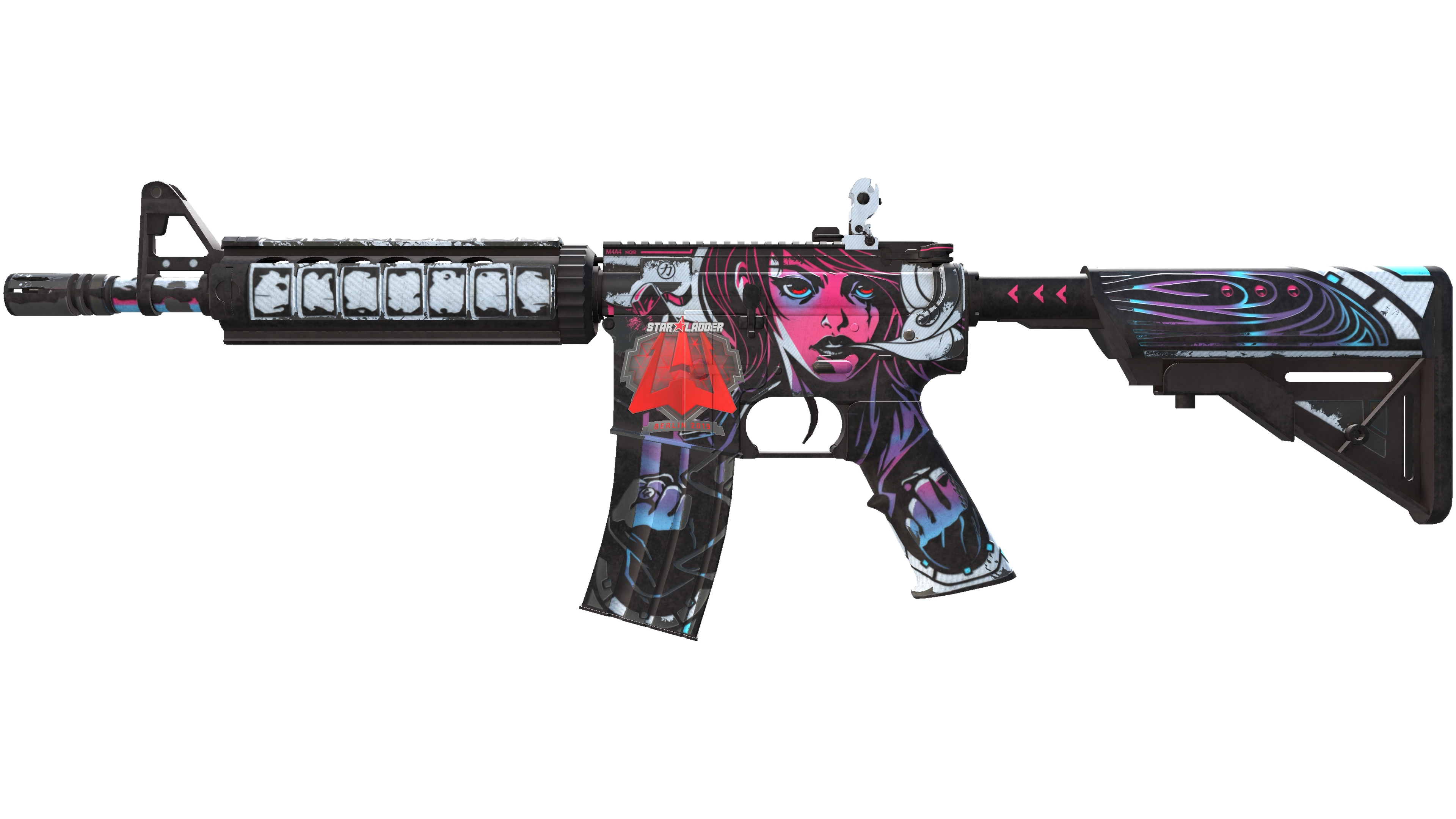 M4A4 | Neo-Noir (Well-Worn) thumbnail
