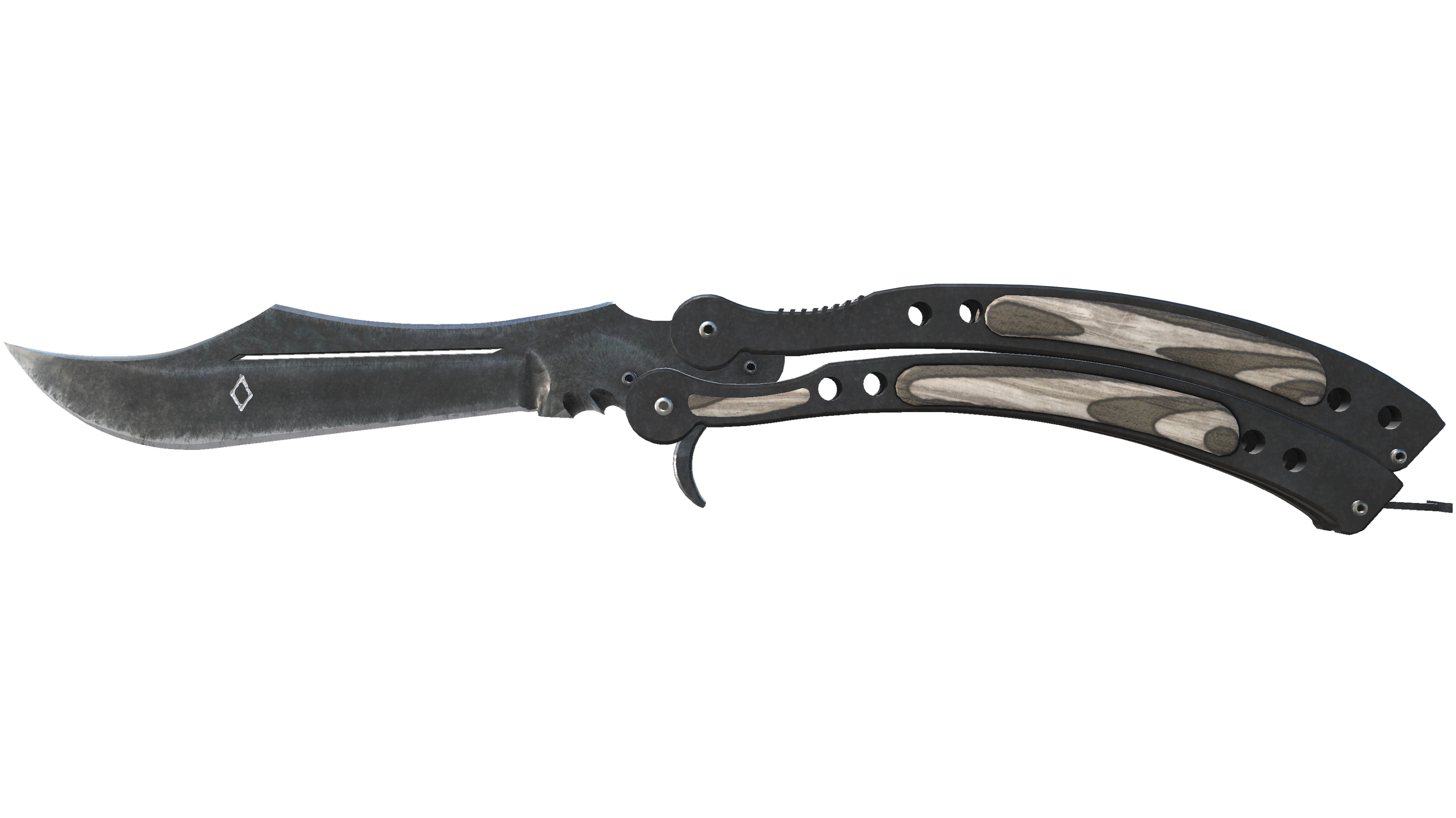 ★ StatTrak™ Butterfly Knife | Black Laminate (Field-Tested) thumbnail