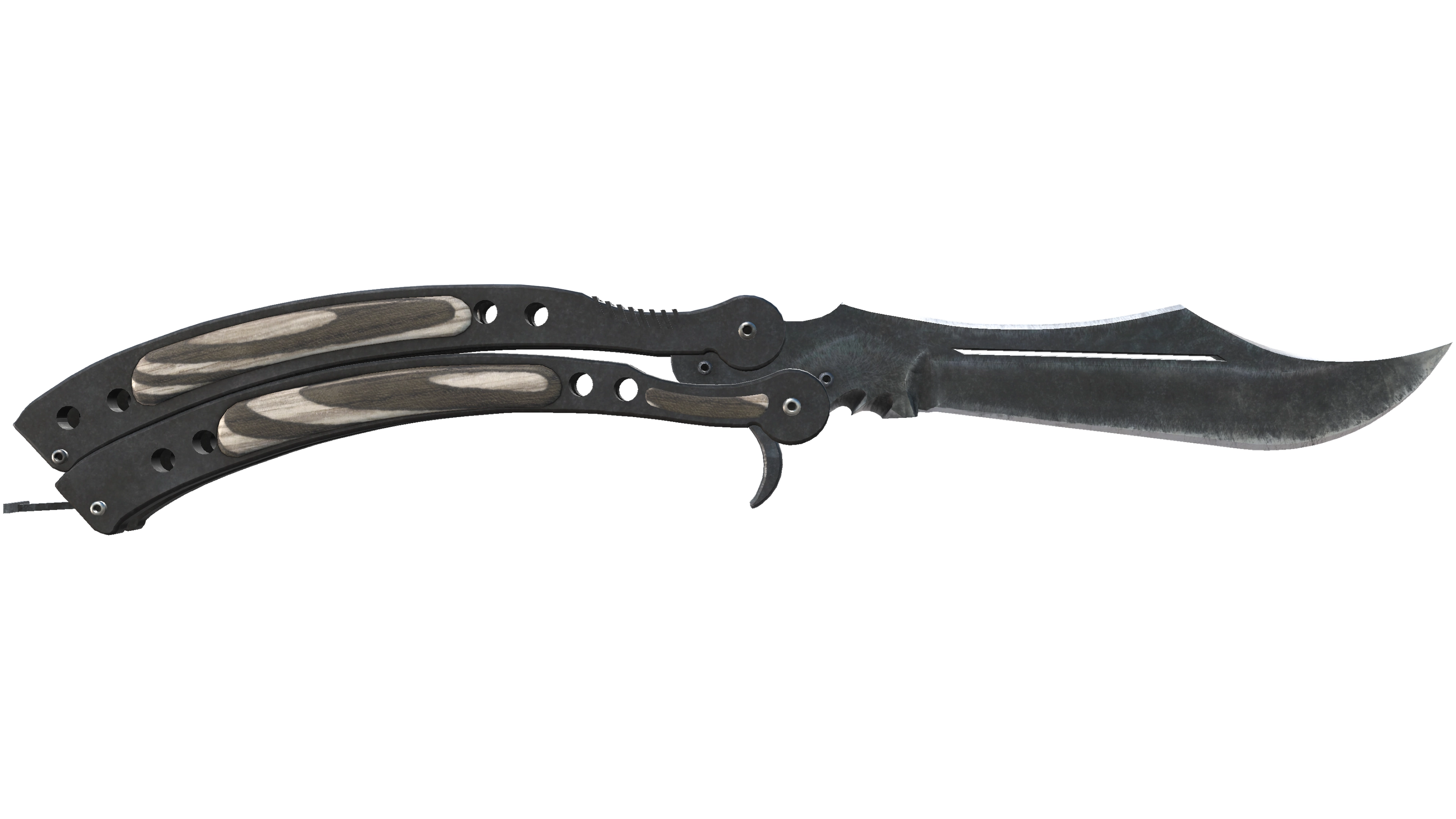 ★ StatTrak™ Butterfly Knife | Black Laminate (Field-Tested) thumbnail