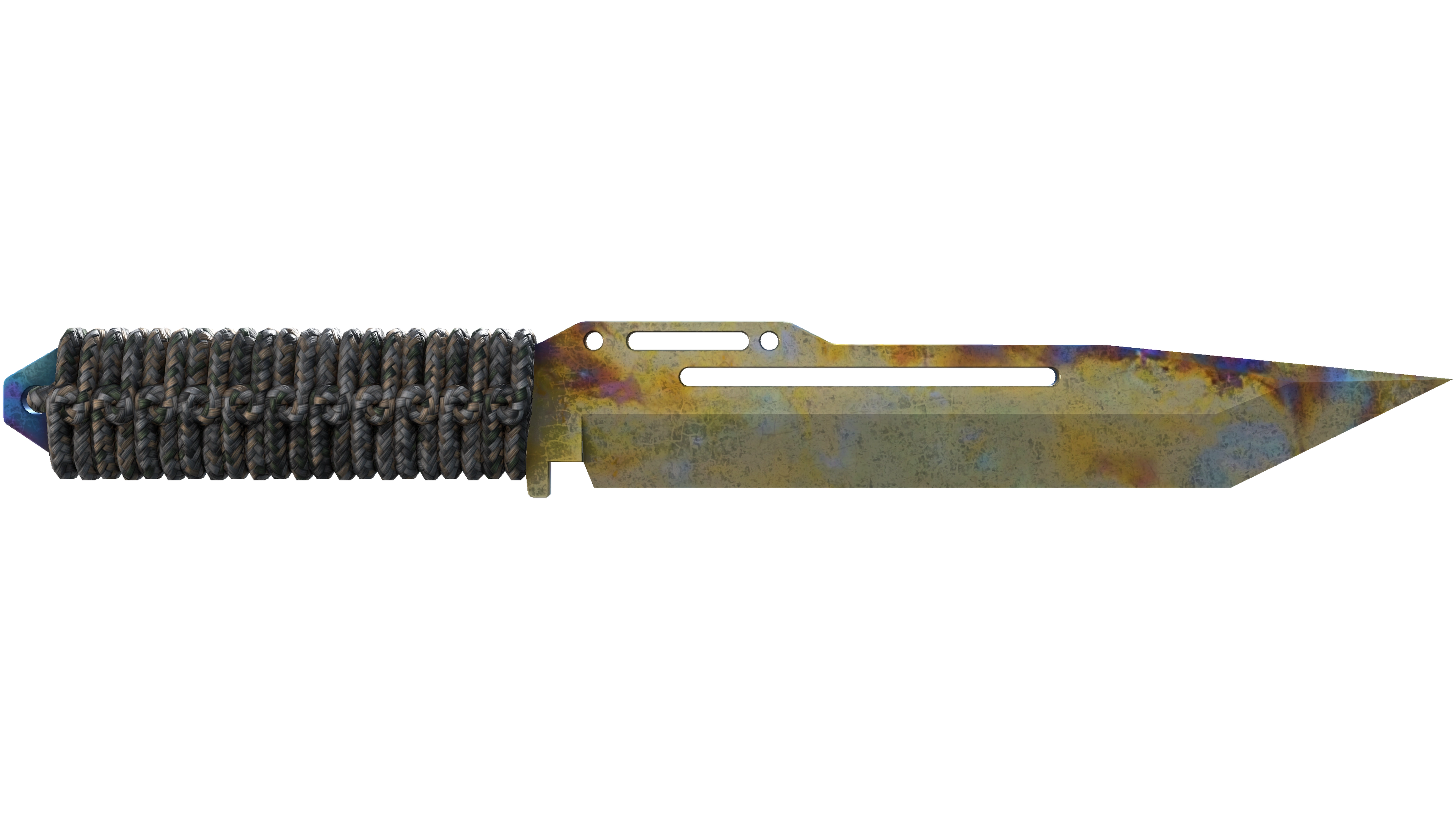★ Paracord Knife | Case Hardened (Well-Worn)