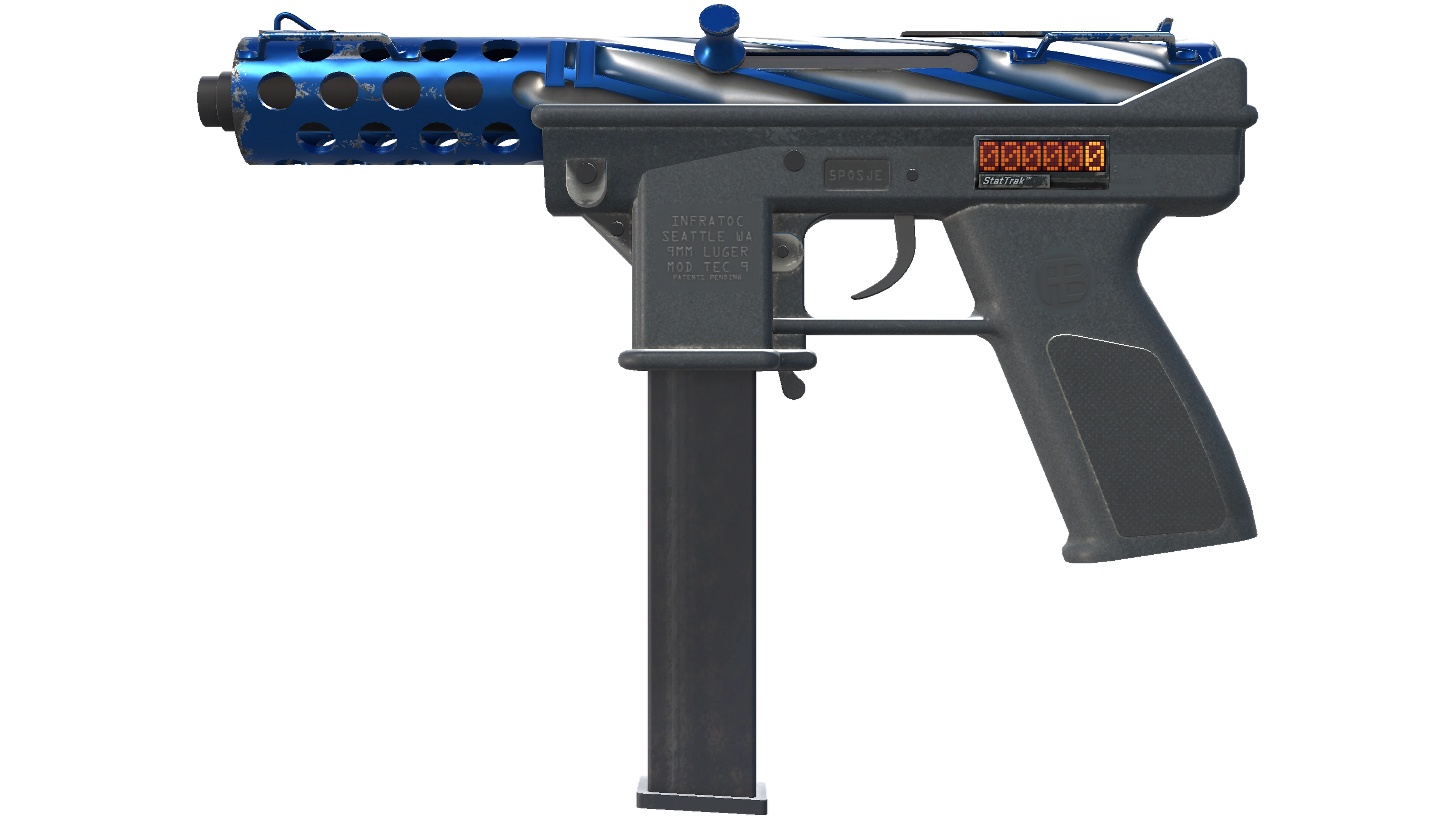 StatTrak™ Tec-9 | Titanium Bit (Factory New)