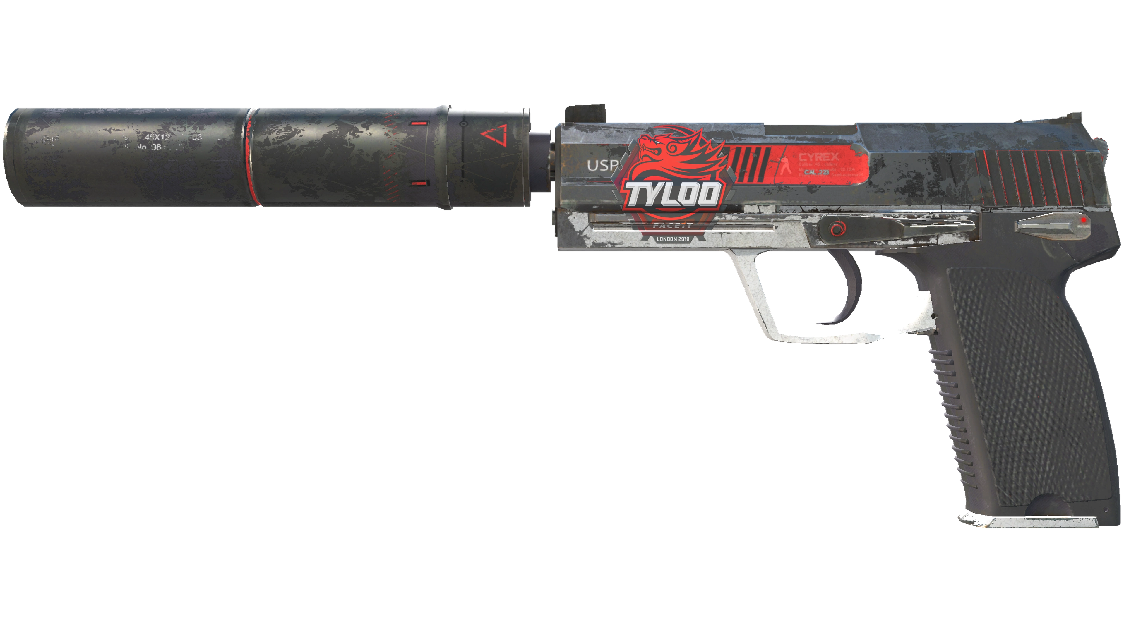 USP-S | Cyrex (Battle-Scarred)