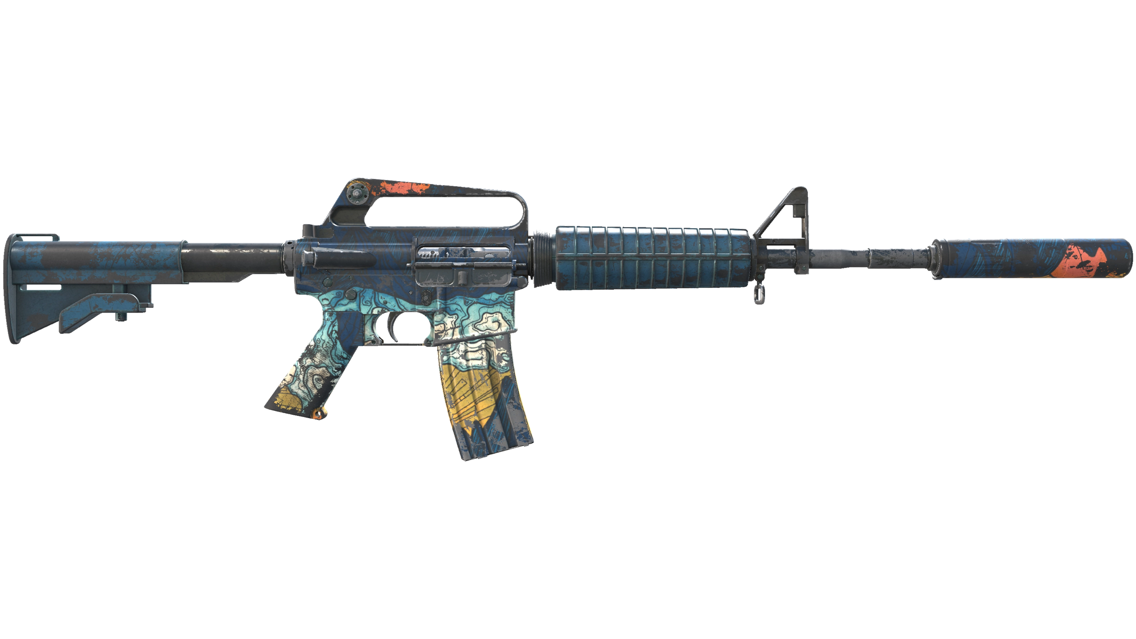 صورة مصغرة لـ M4A1-S | Solitude (Battle-Scarred)