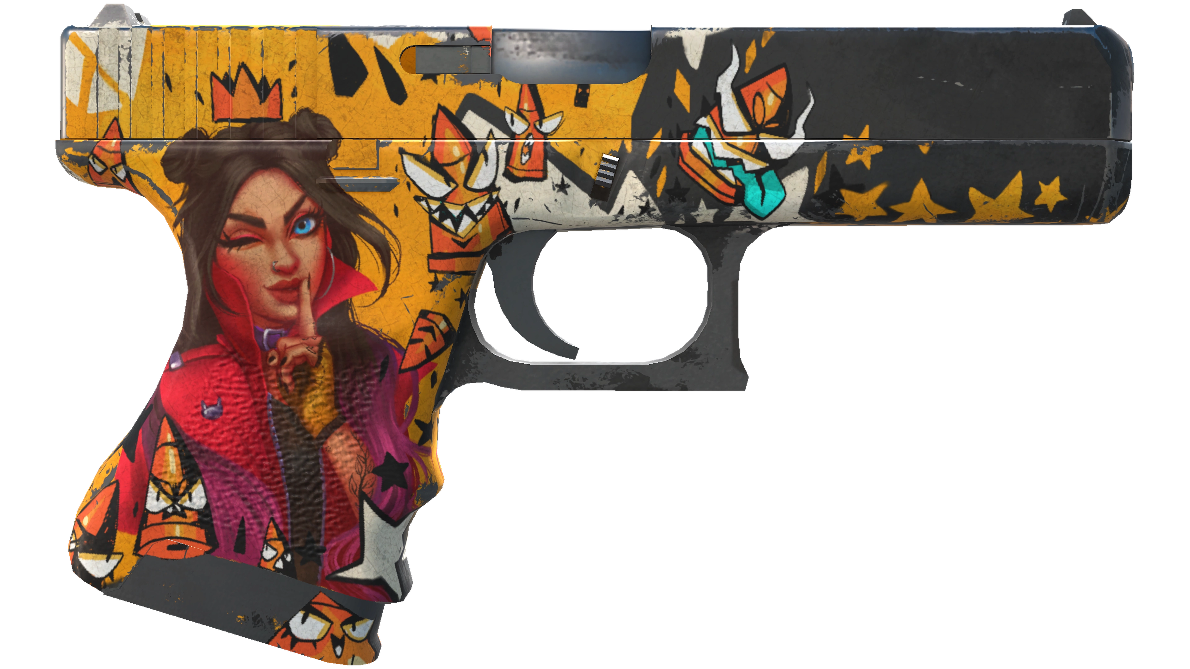 Glock-18 | Bullet Queen (Battle-Scarred) thumbnail