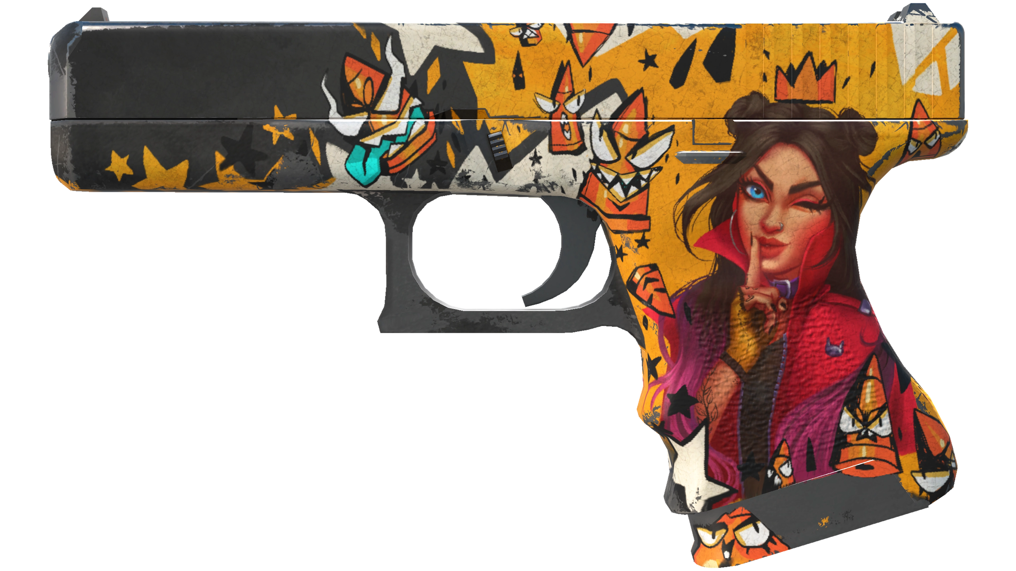 Glock-18 | Bullet Queen (Battle-Scarred) thumbnail
