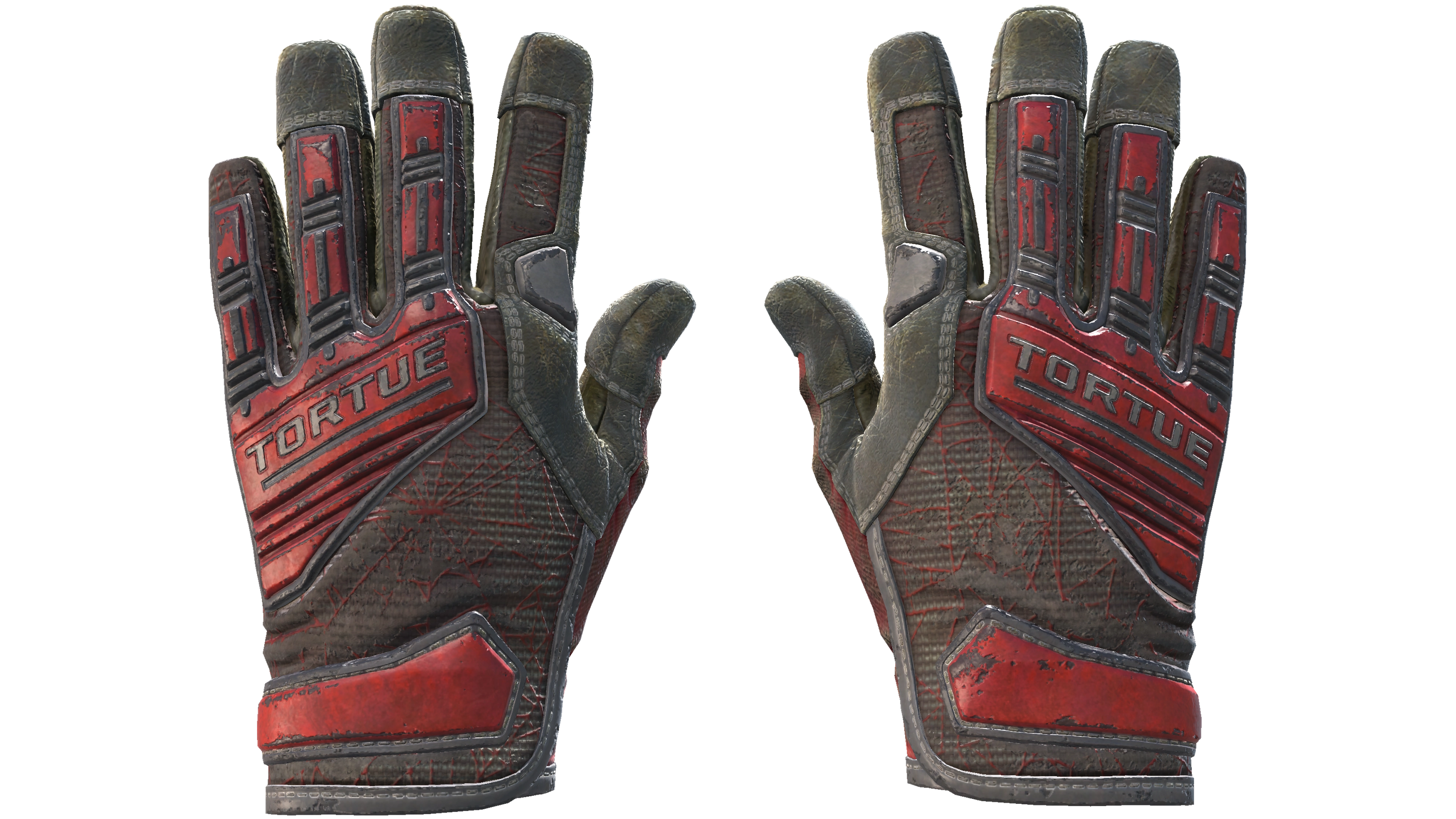 ★ Specialist Gloves | Crimson Web (Battle-Scarred)