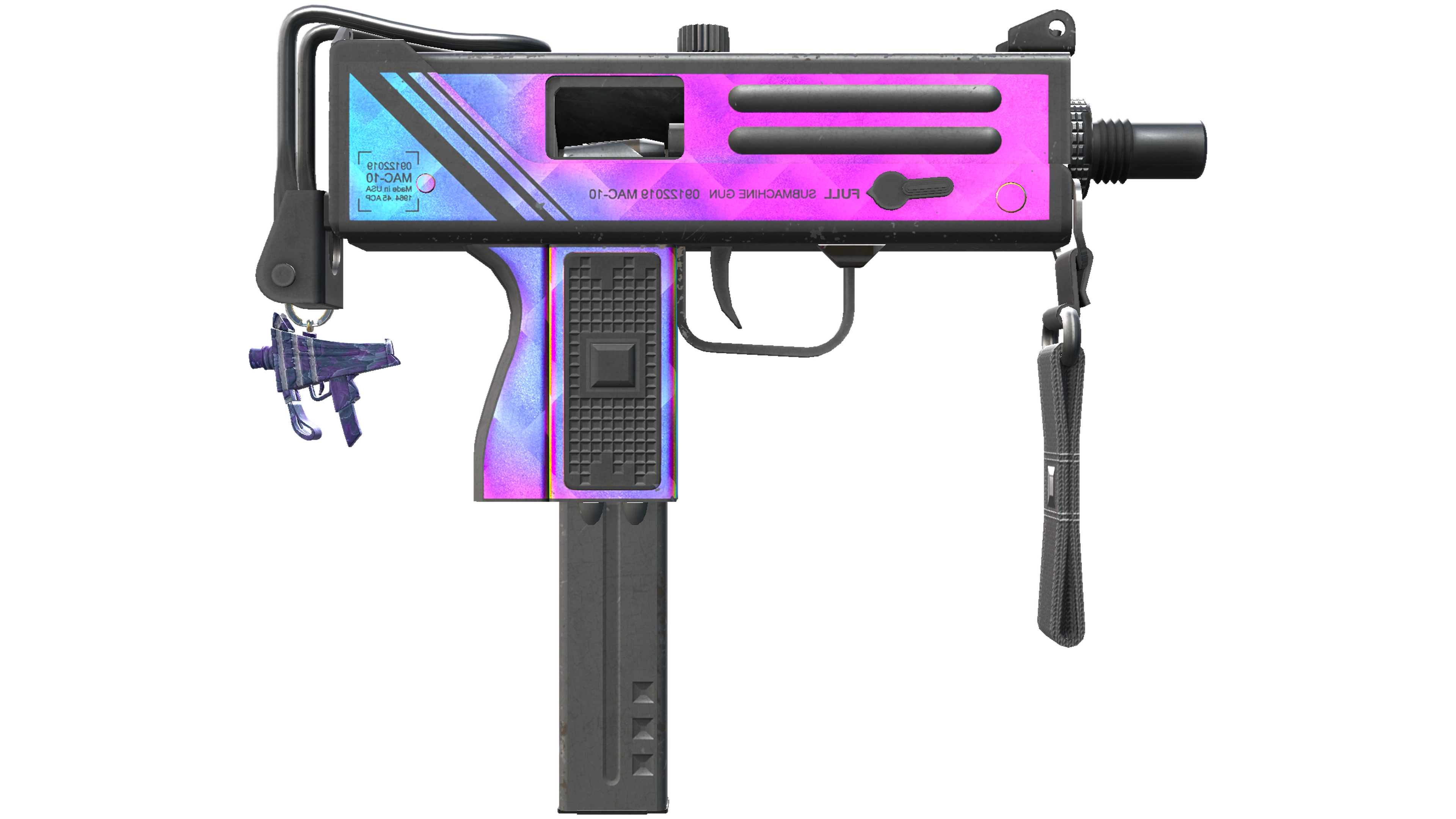 MAC-10 | Disco Tech (Well-Worn) 缩略图