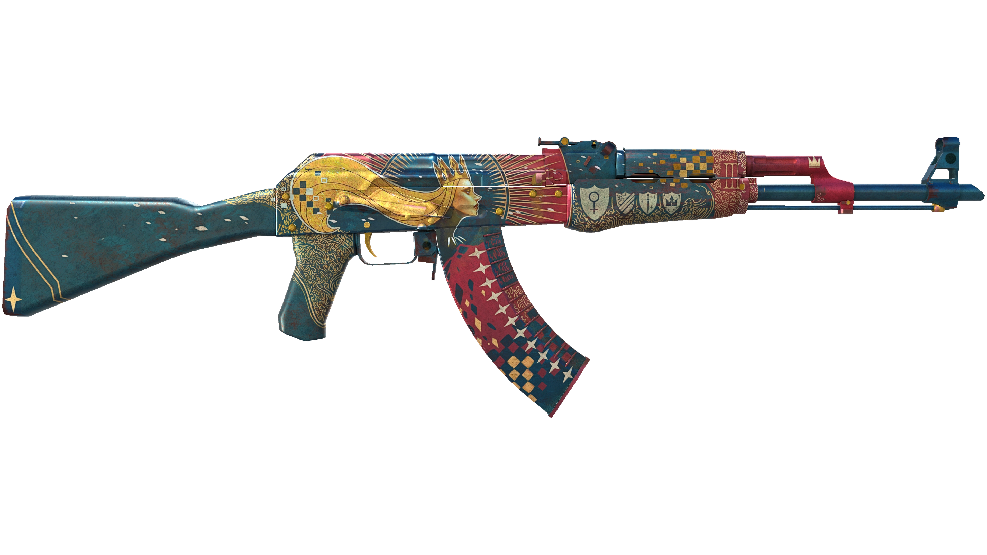 Vorschau von AK-47 | The Empress (Battle-Scarred)