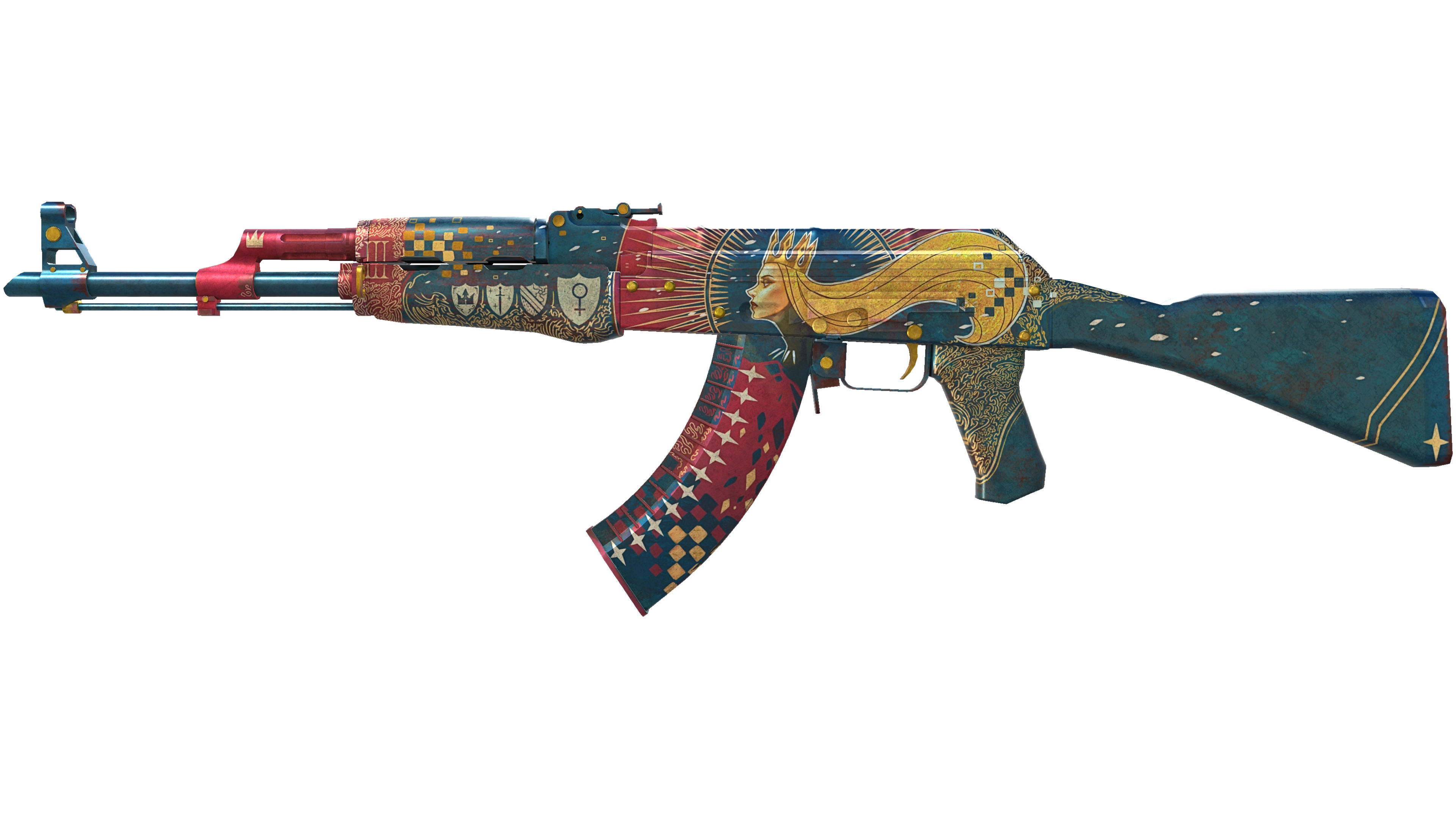 Vorschau von AK-47 | The Empress (Battle-Scarred)