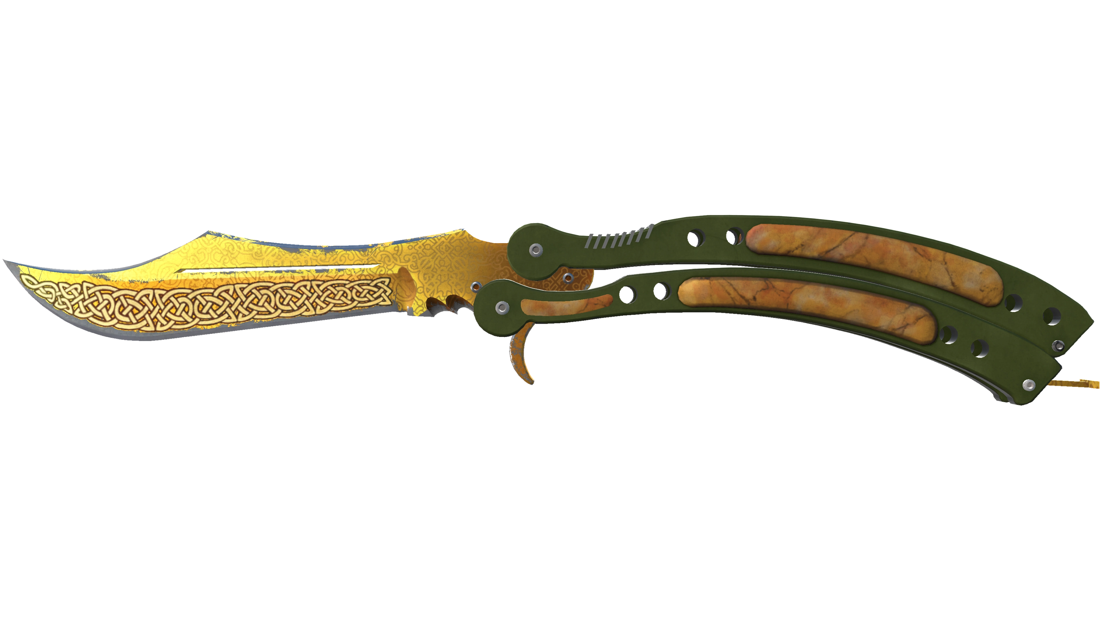 ★ Butterfly Knife | Lore (Well-Worn) 缩略图