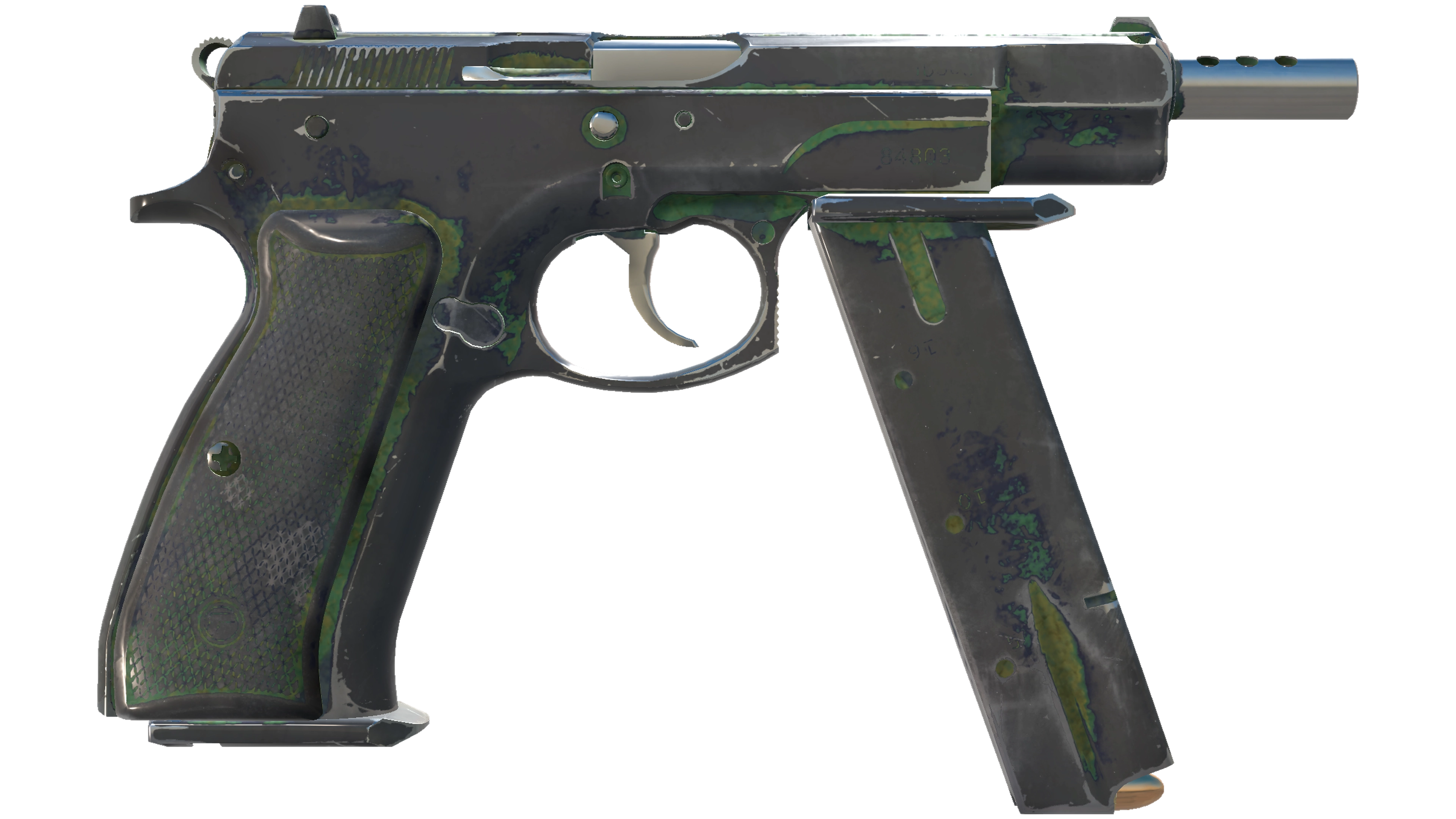 Miniatura de CZ75-Auto | Jungle Dashed (Battle-Scarred)