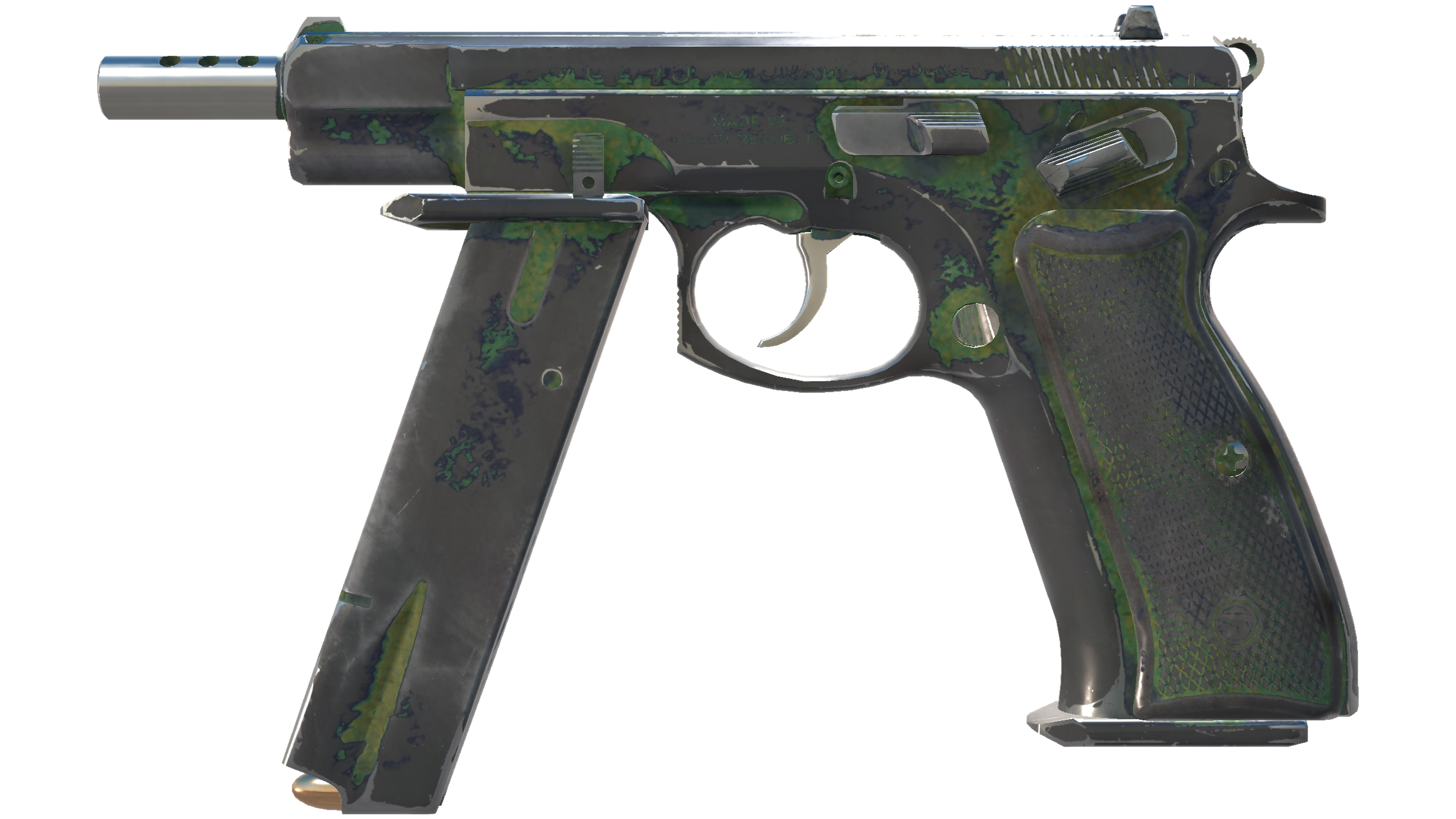 CZ75-Auto | Jungle Dashed (Battle-Scarred)