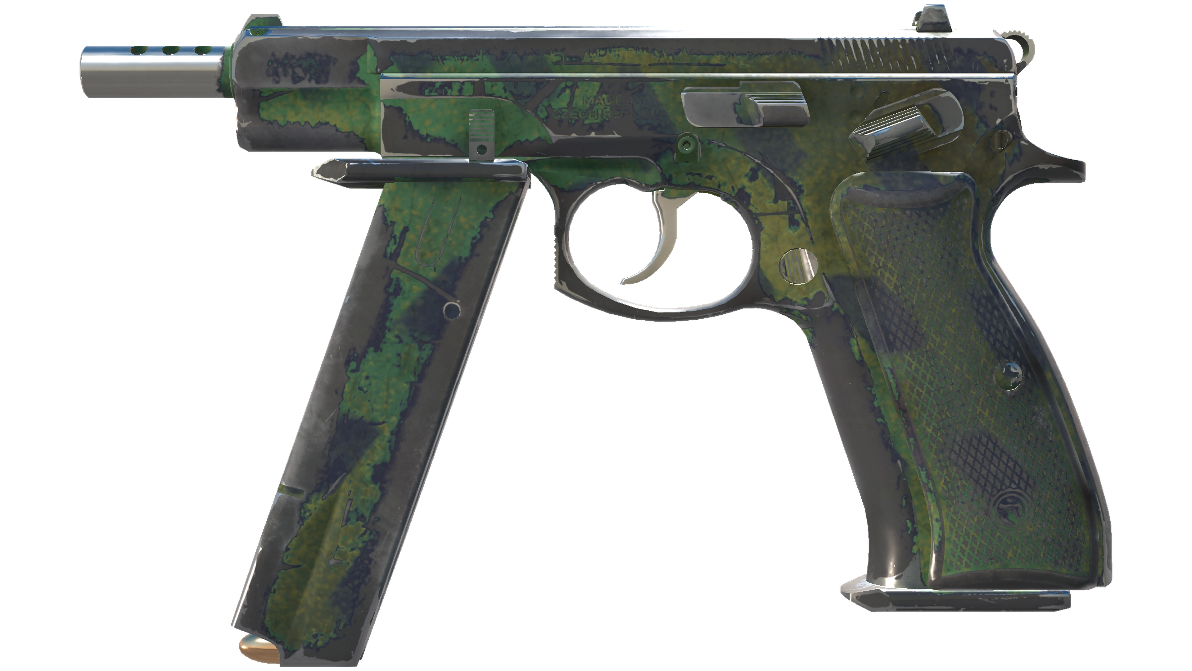 CZ75-Auto | Jungle Dashed (Battle-Scarred)