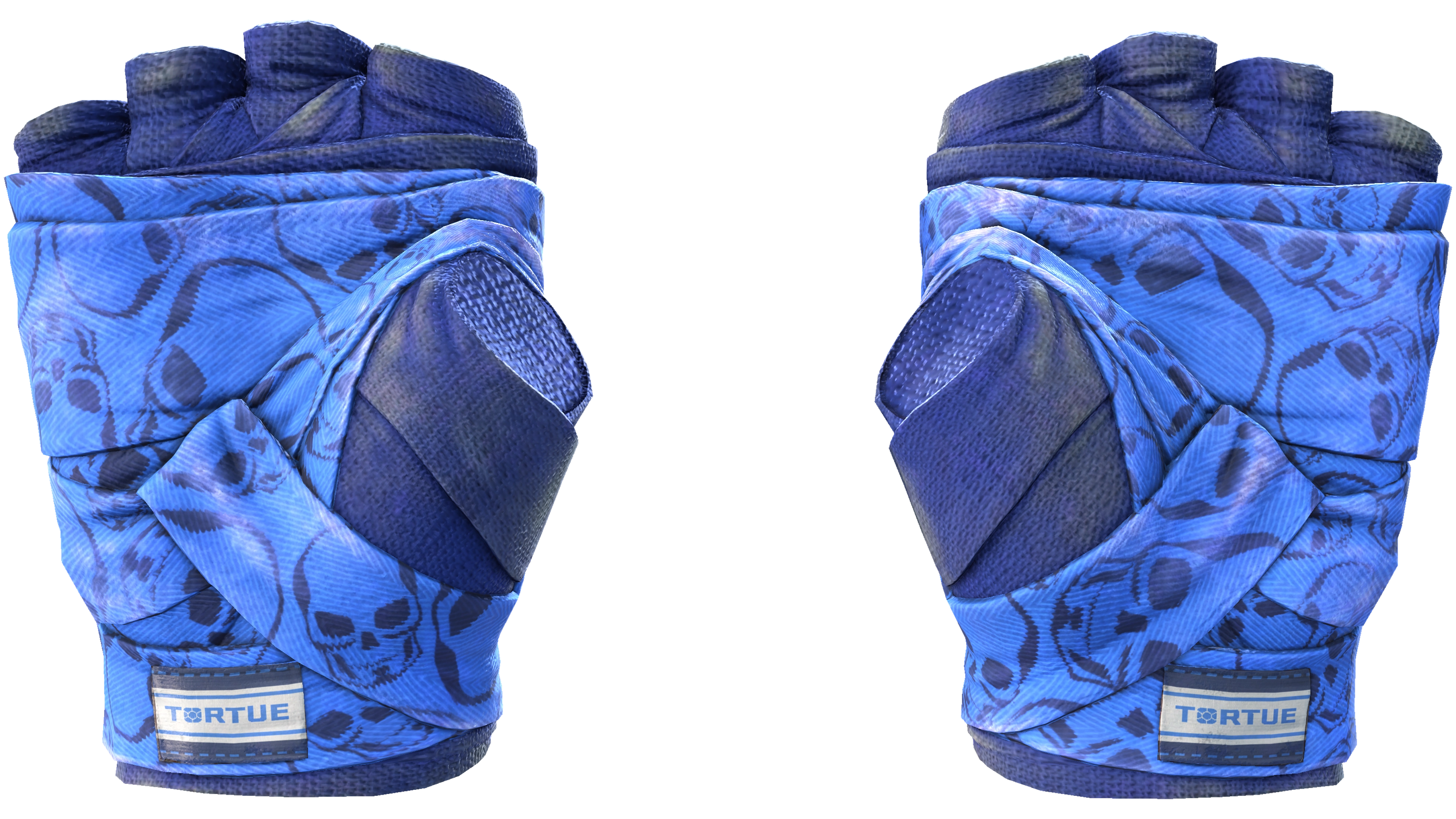 ★ Hand Wraps | Cobalt Skulls (Battle-Scarred) 缩略图