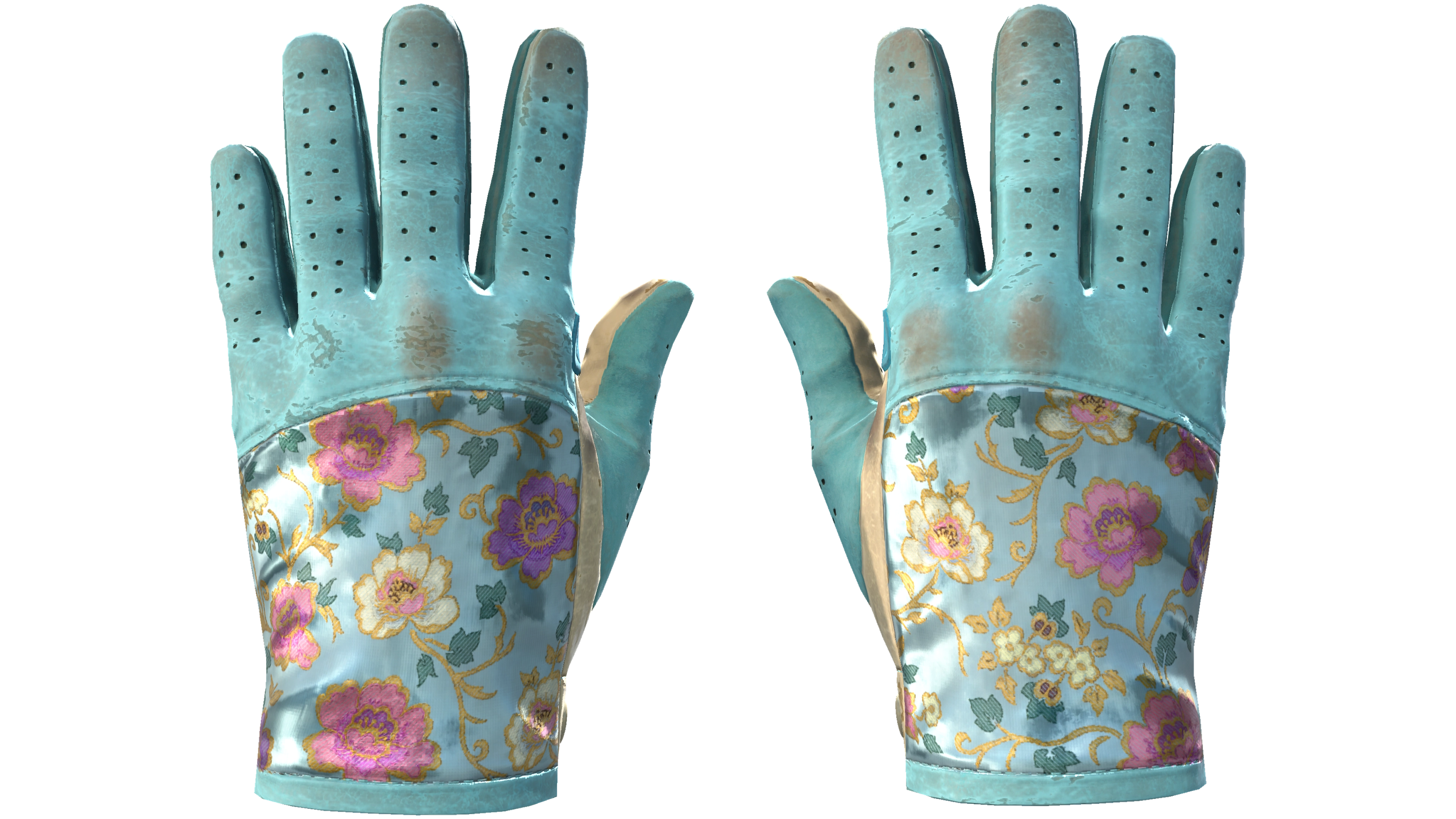 ★ Driver Gloves | Brocade Flowers (Well-Worn) 缩略图
