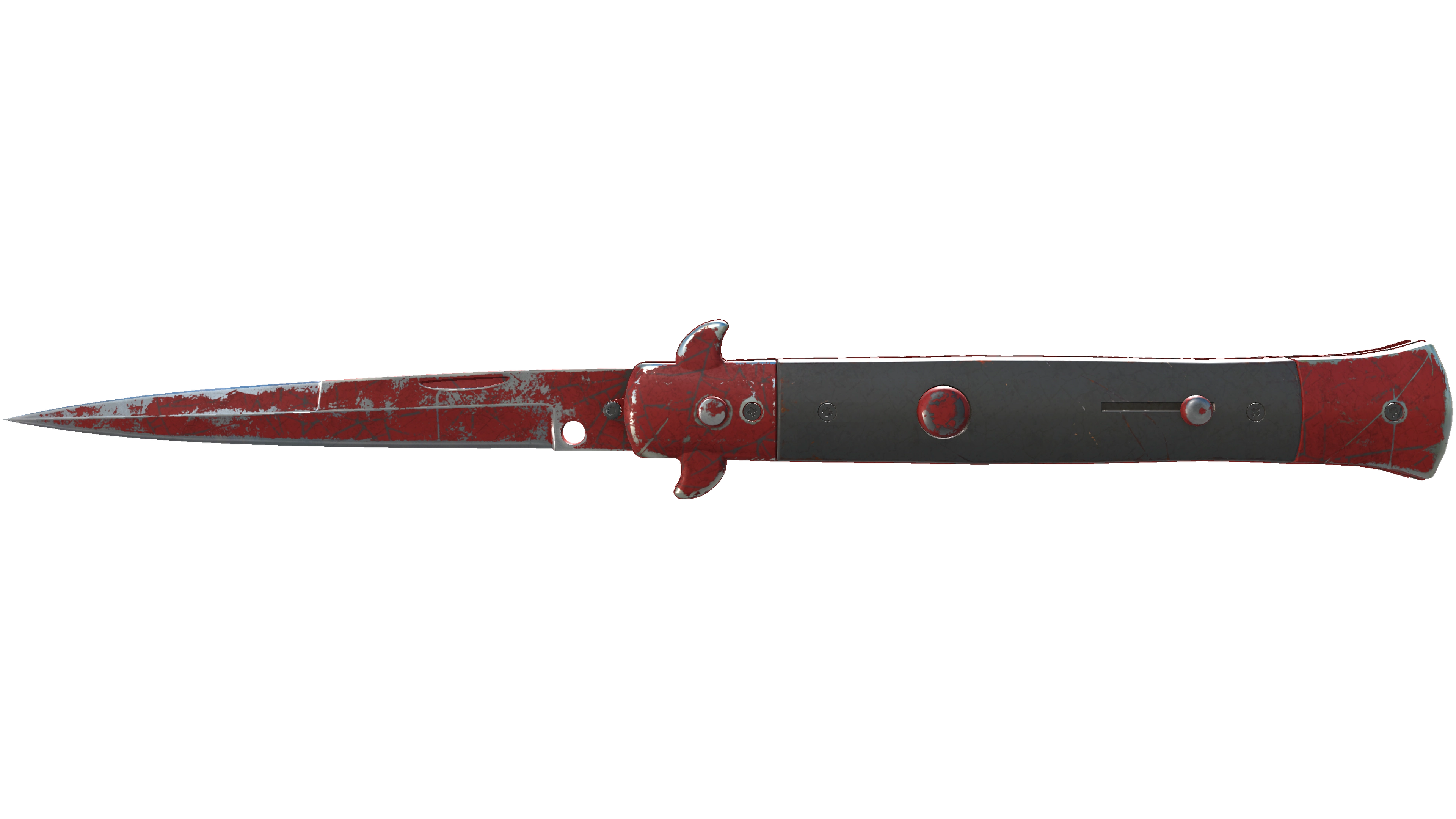★ Stiletto Knife | Crimson Web (Battle-Scarred) 缩略图