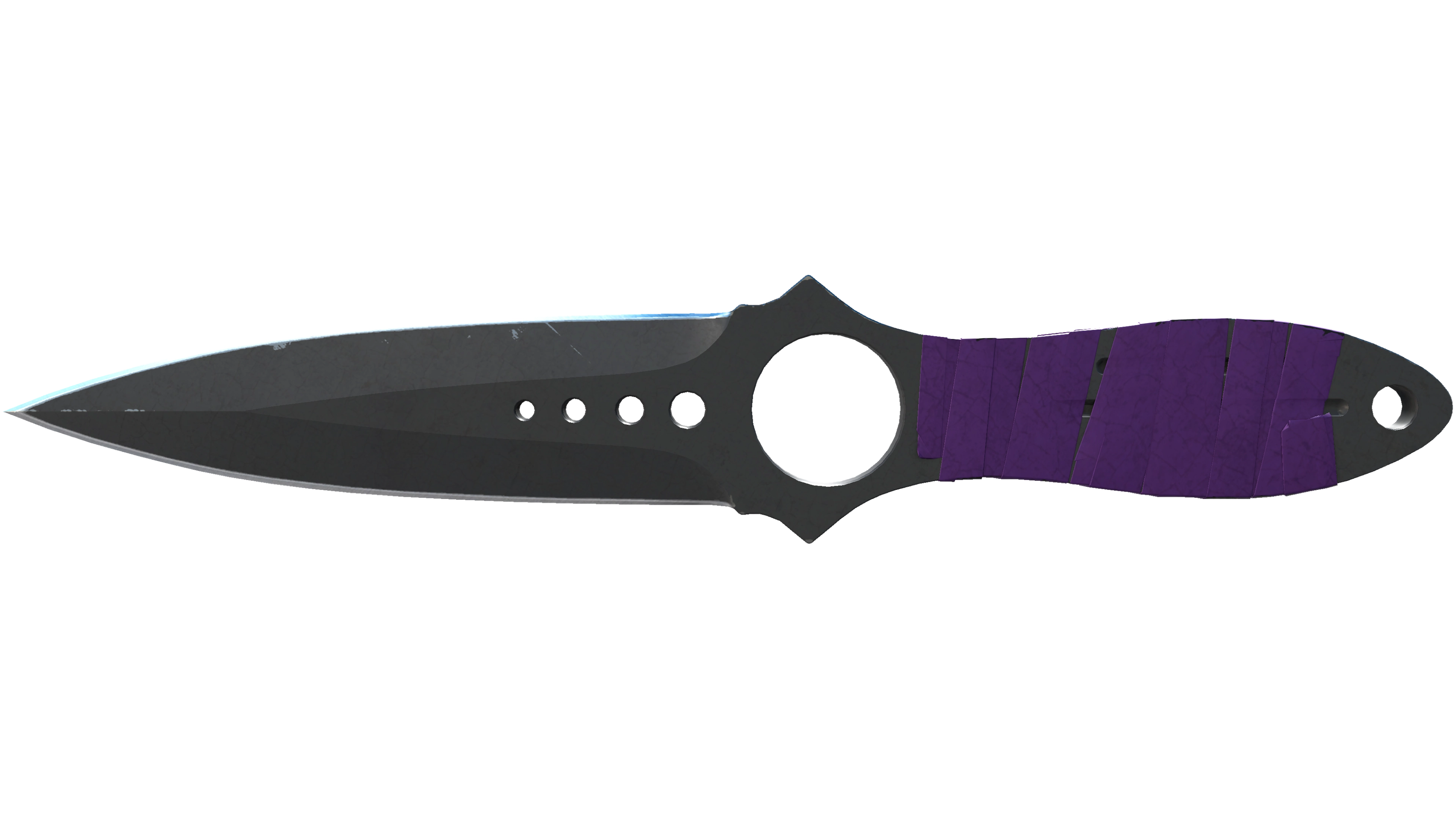 ★ Skeleton Knife | Ultraviolet (Battle-Scarred) thumbnail