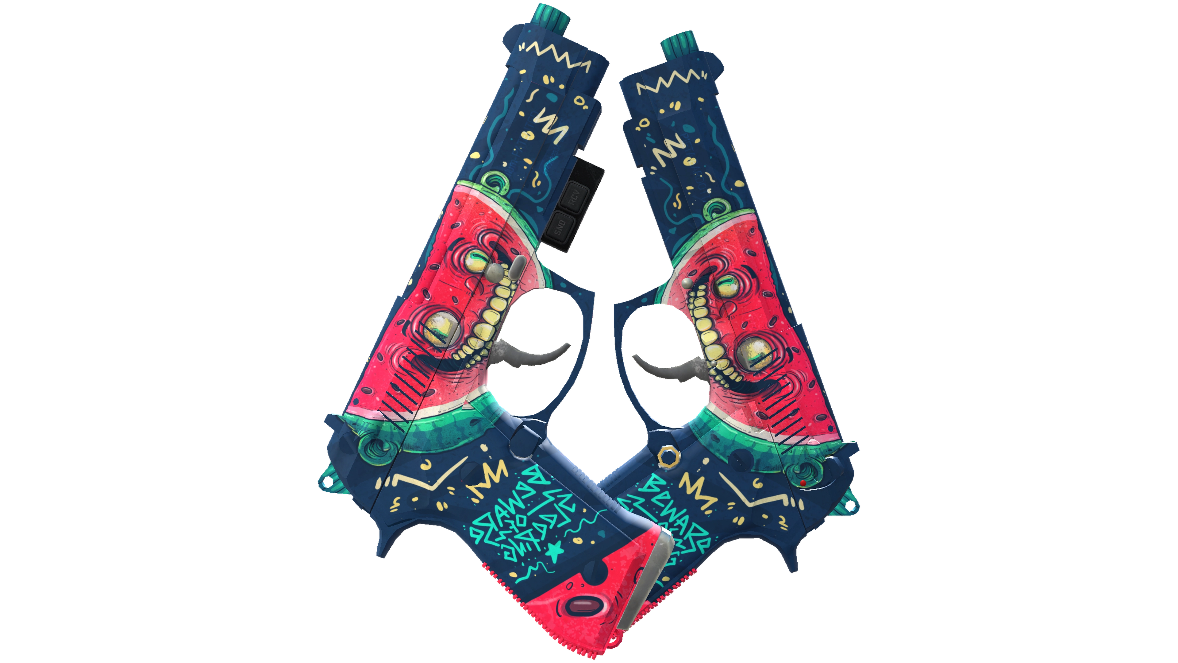 StatTrak™ Dual Berettas | Melondrama (Field-Tested) 缩略图