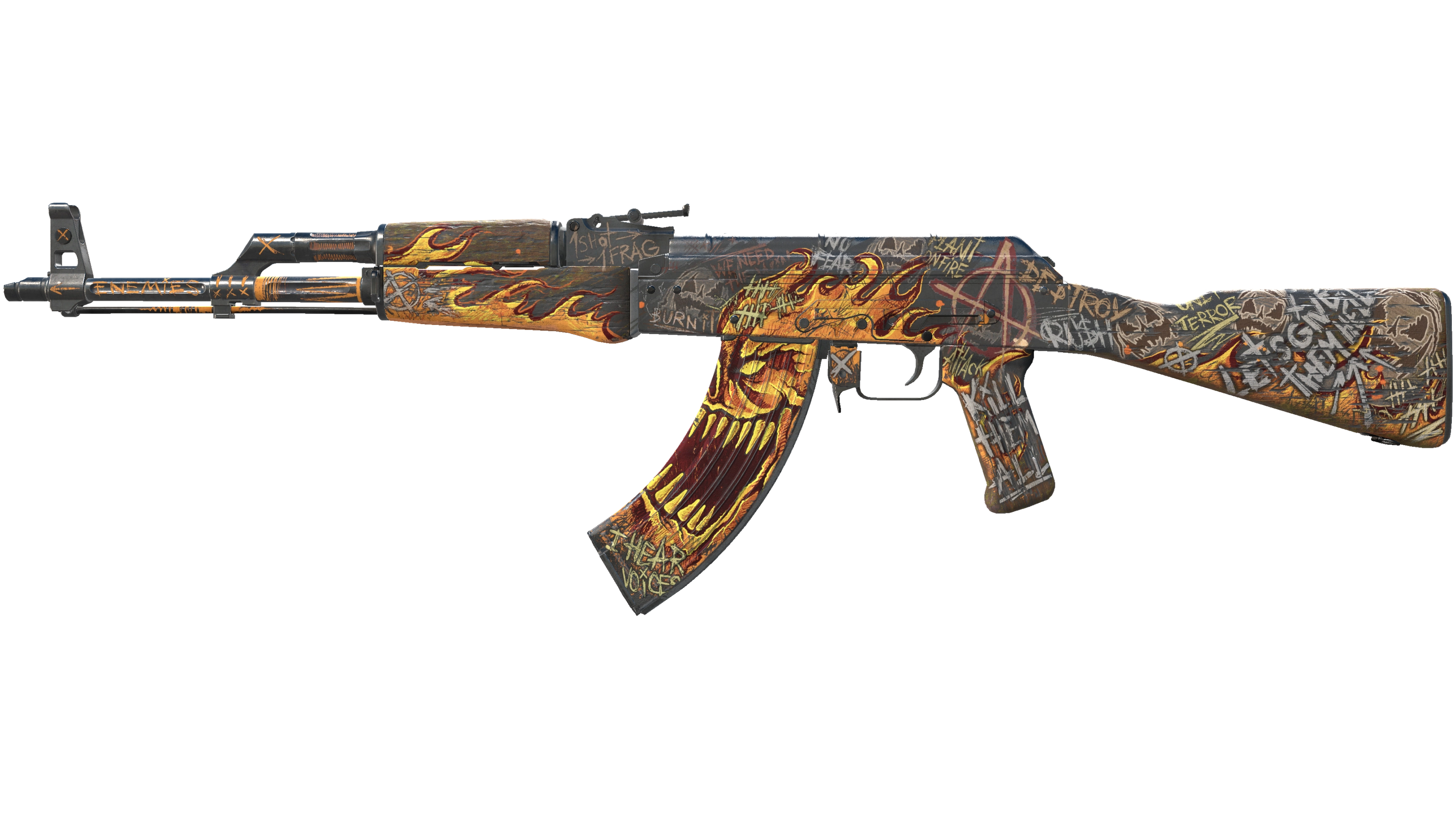 AK-47 | Searing Rage (Well-Worn) 缩略图