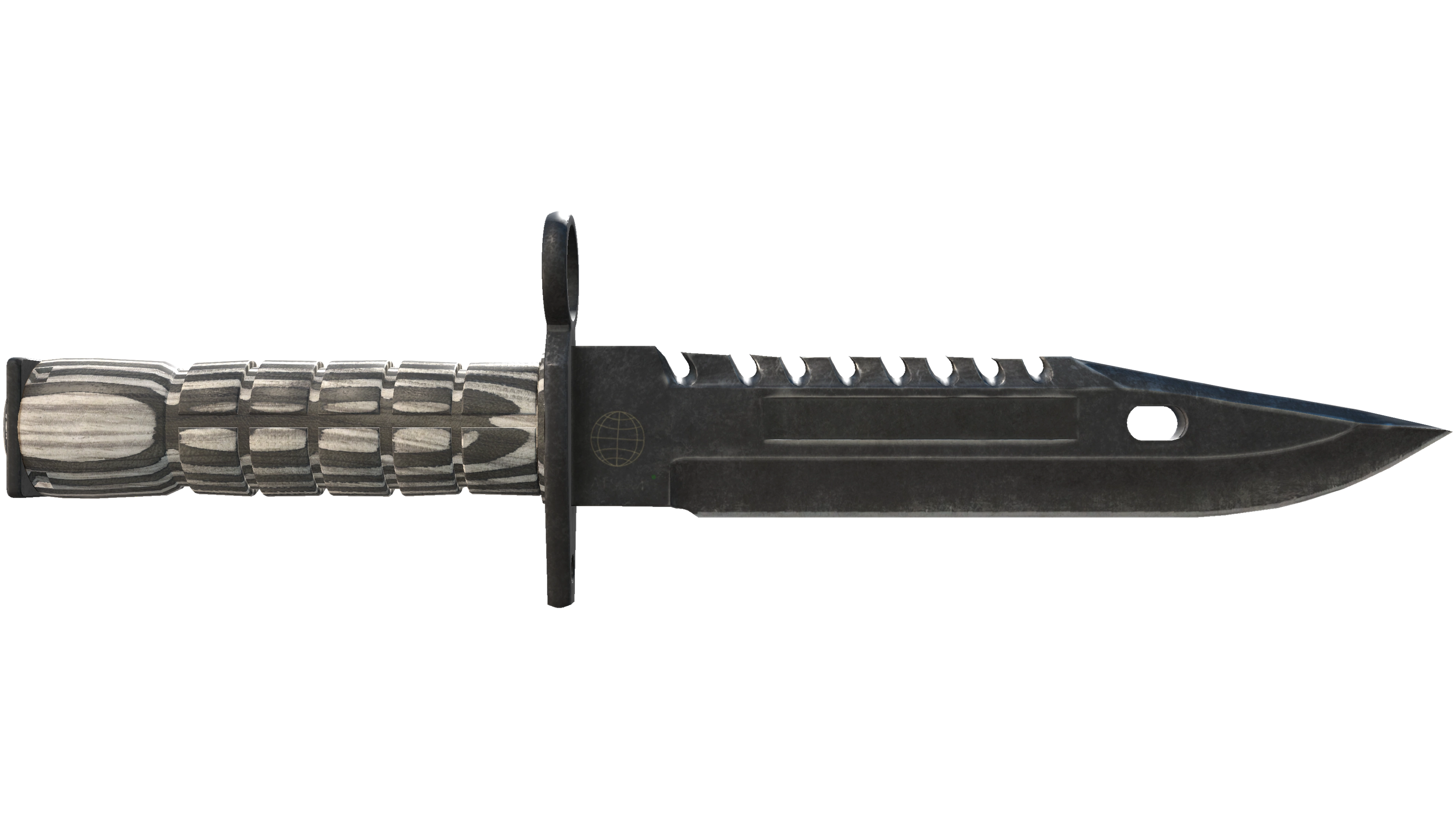 ★ M9 Bayonet | Black Laminate (Well-Worn)