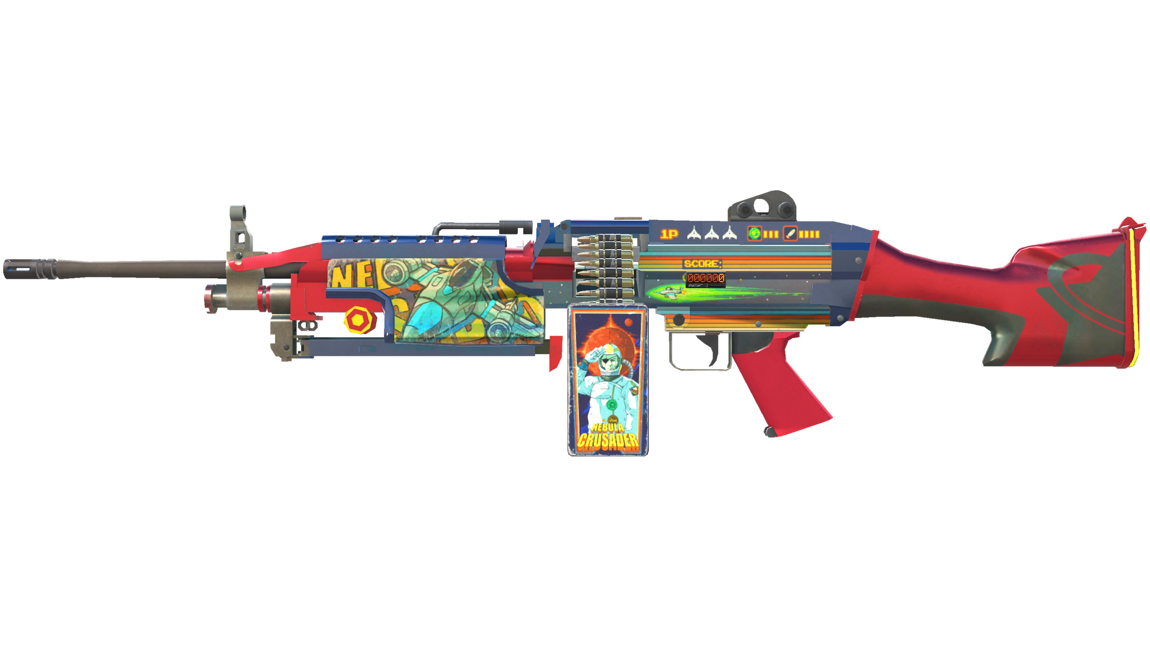 StatTrak™ M249 | Nebula Crusader (Minimal Wear) 缩略图