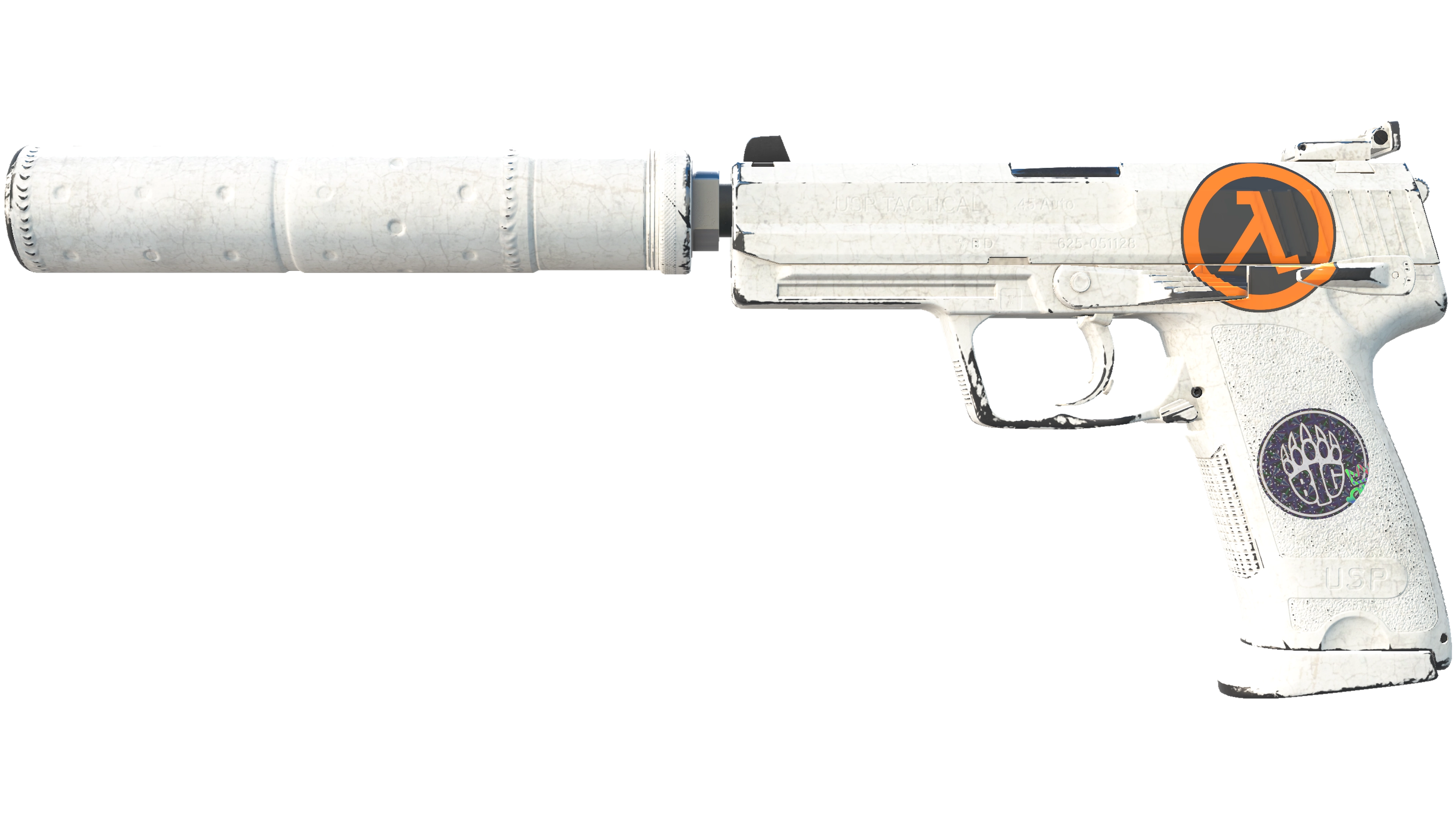 Miniatura de USP-S | Whiteout (Field-Tested)