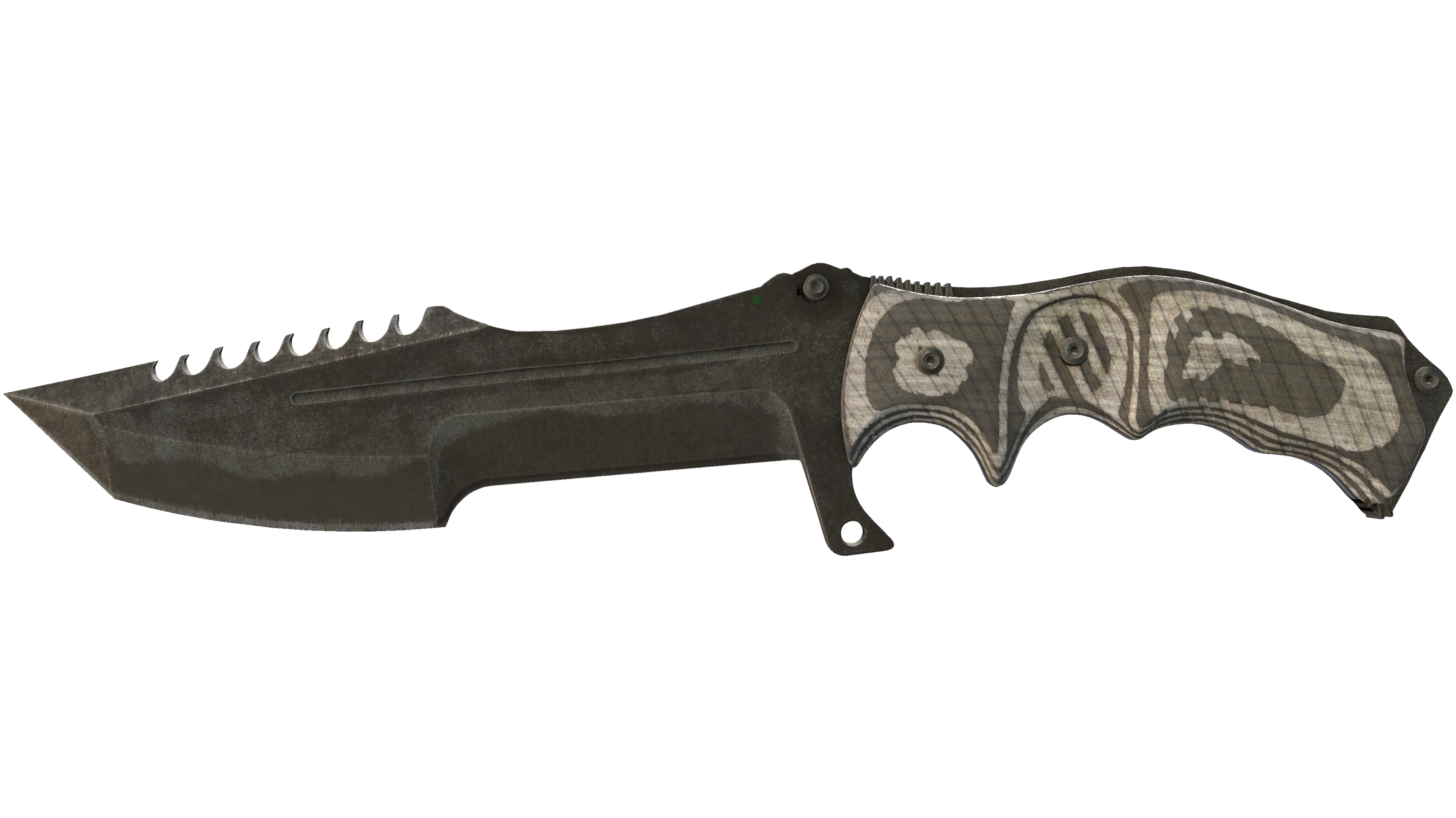 صورة مصغرة لـ ★ Huntsman Knife | Black Laminate (Battle-Scarred)