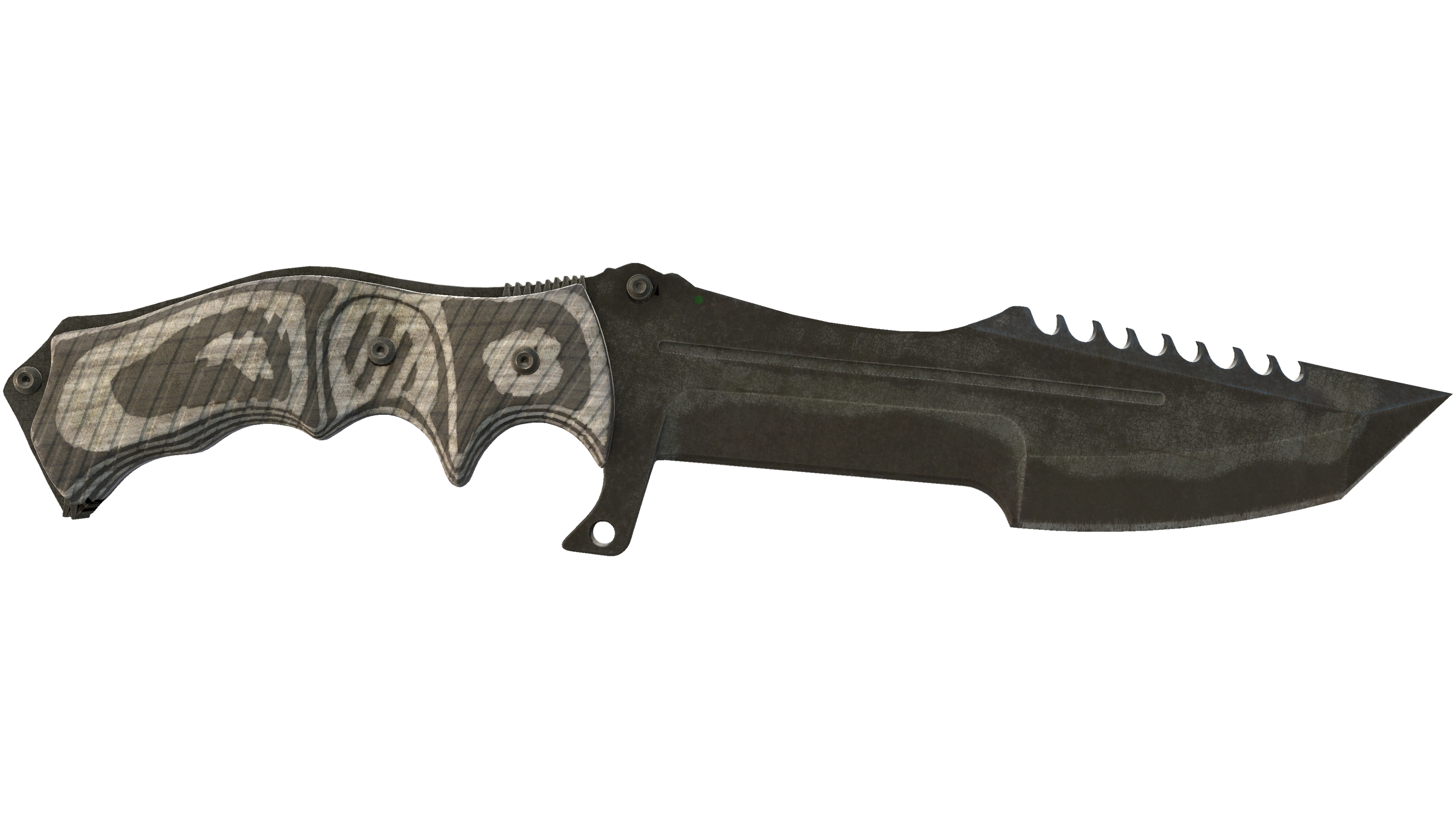 صورة مصغرة لـ ★ Huntsman Knife | Black Laminate (Battle-Scarred)