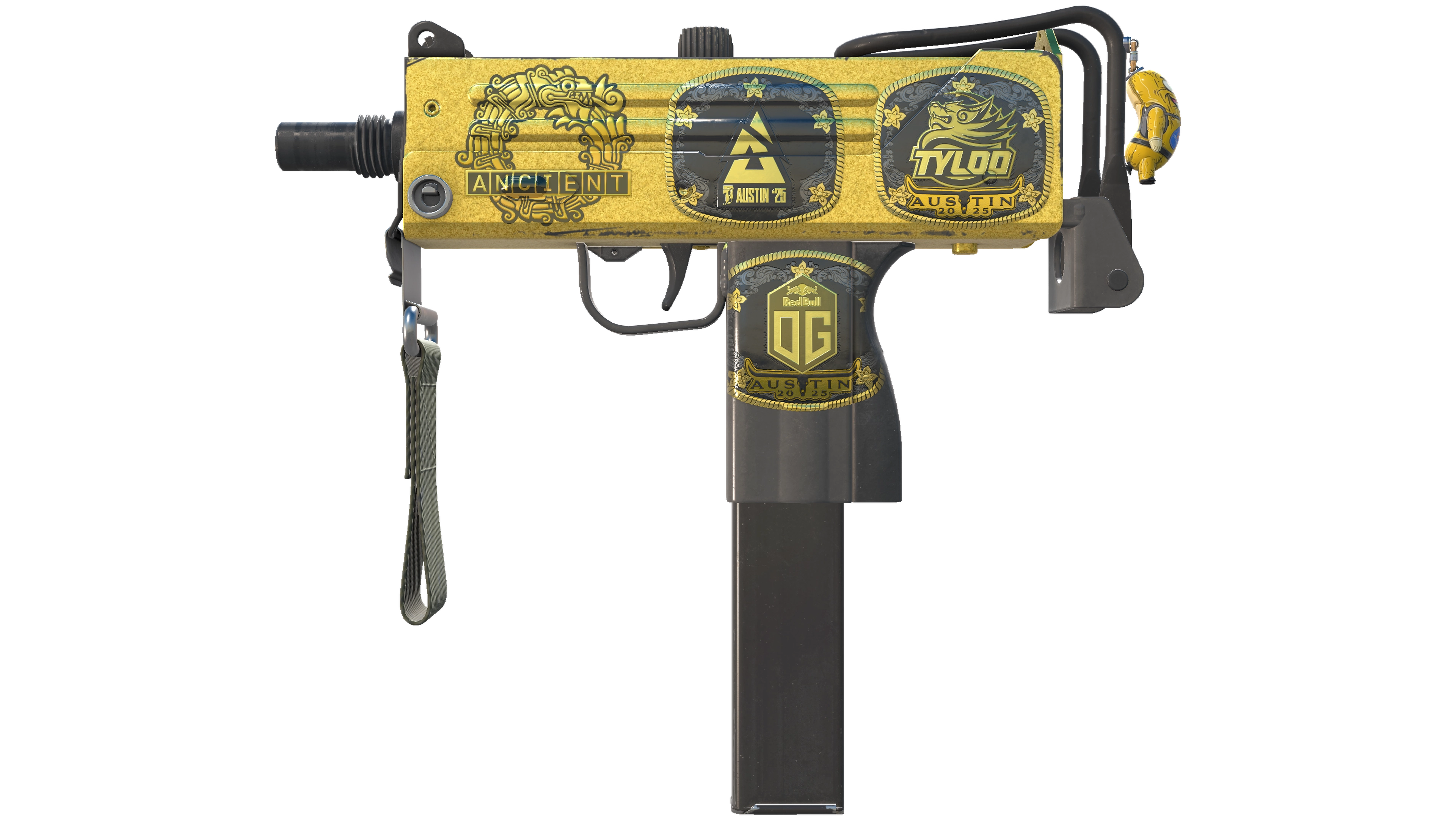 Miniatura de Souvenir MAC-10 | Gold Brick (Field-Tested)