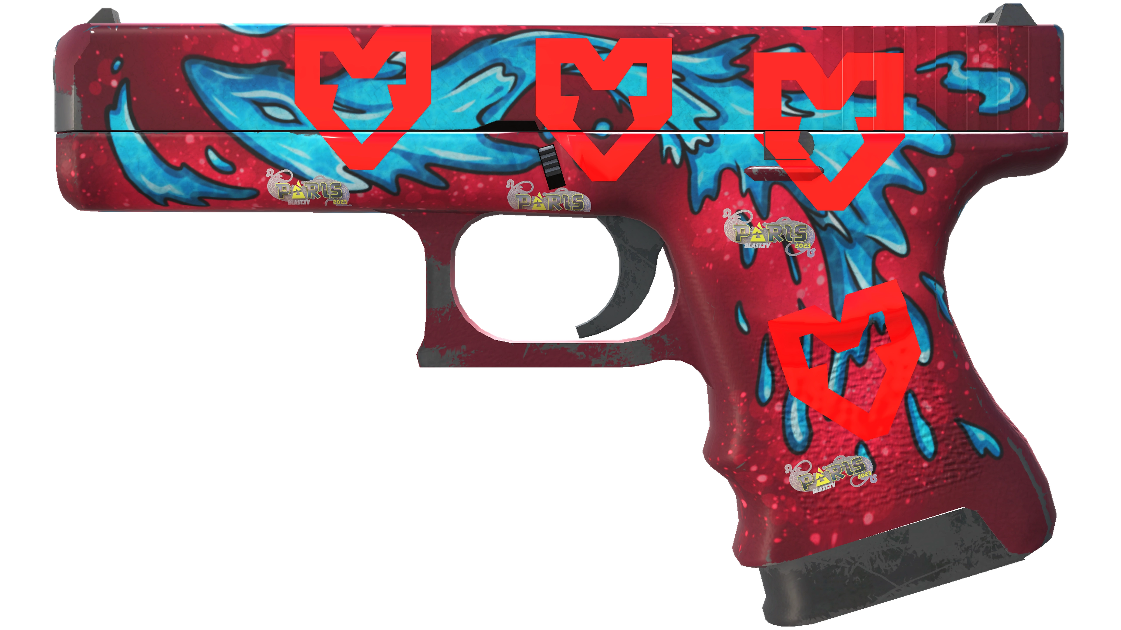 Miniatura de Glock-18 | Water Elemental (Field-Tested)