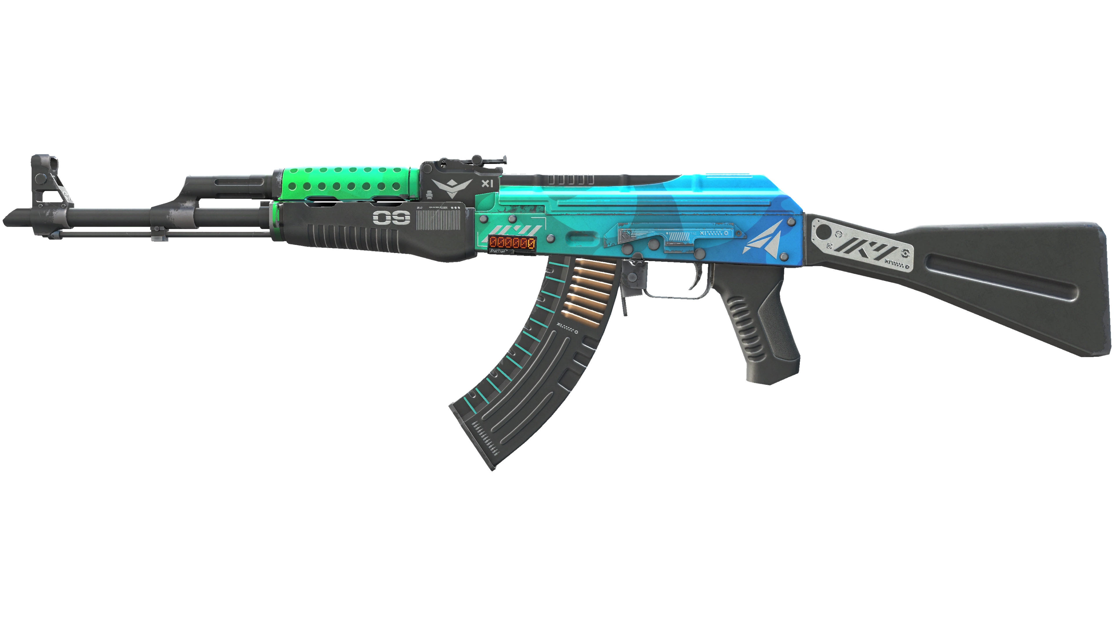 StatTrak™ AK-47 | Ice Coaled (Field-Tested)