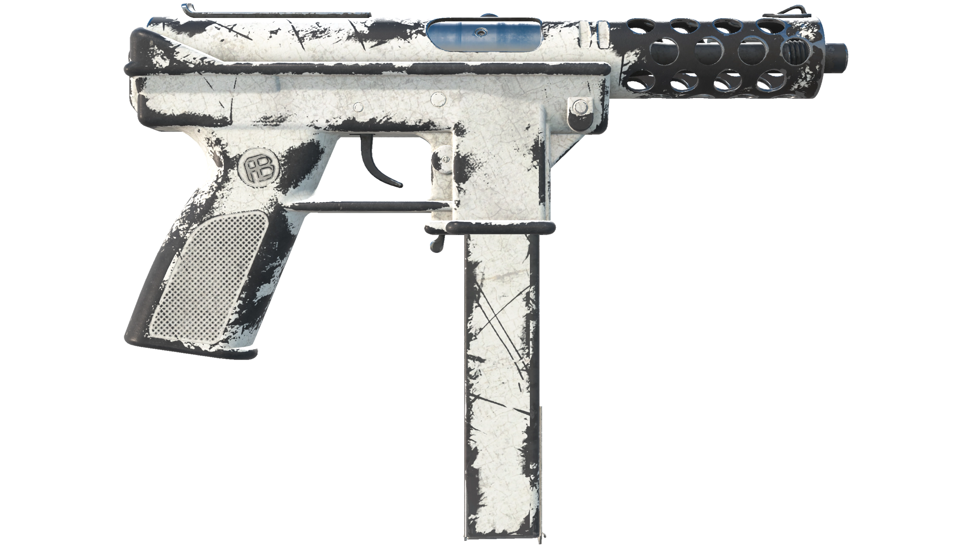 Miniatura de Tec-9 | Whiteout (Battle-Scarred)