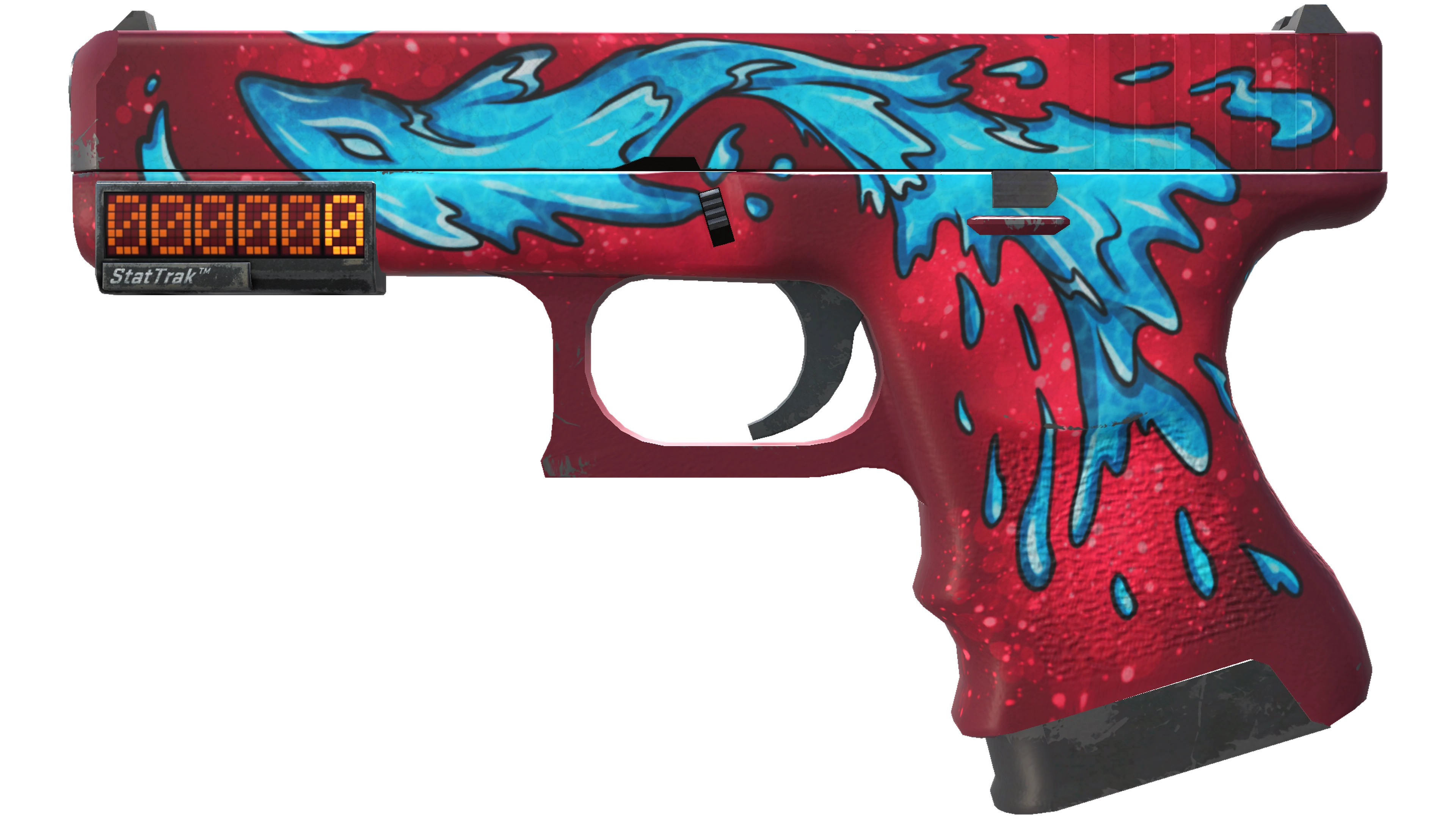 StatTrak™ Glock-18 | Water Elemental (Minimal Wear)