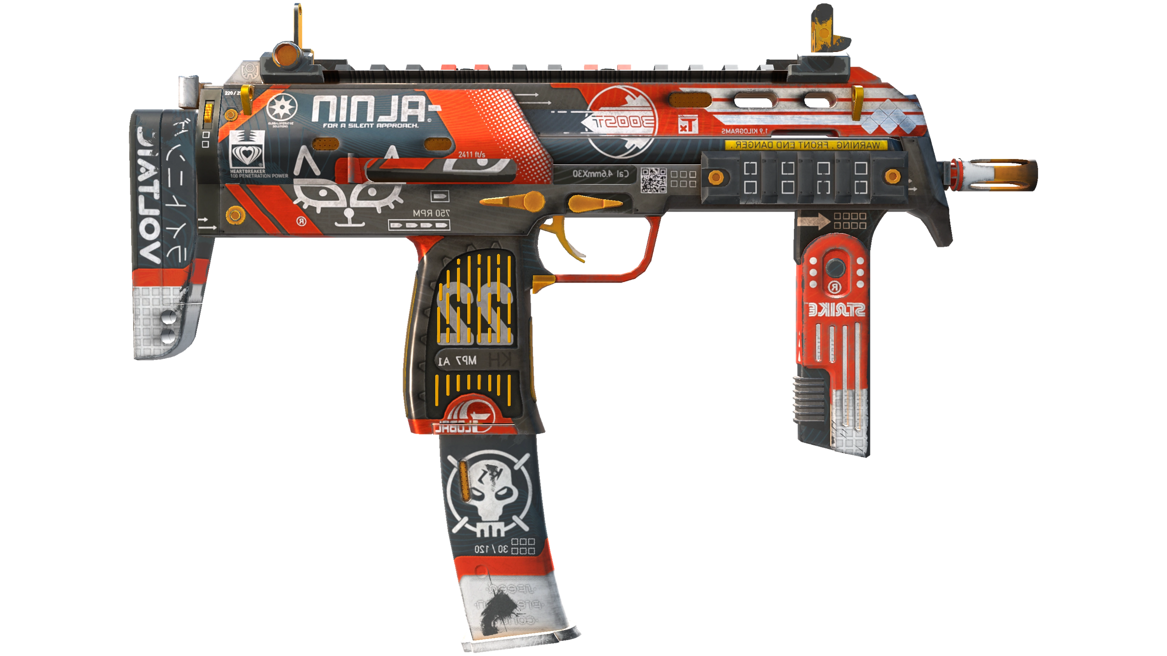 Miniatura de StatTrak™ MP7 | Bloodsport (Field-Tested)