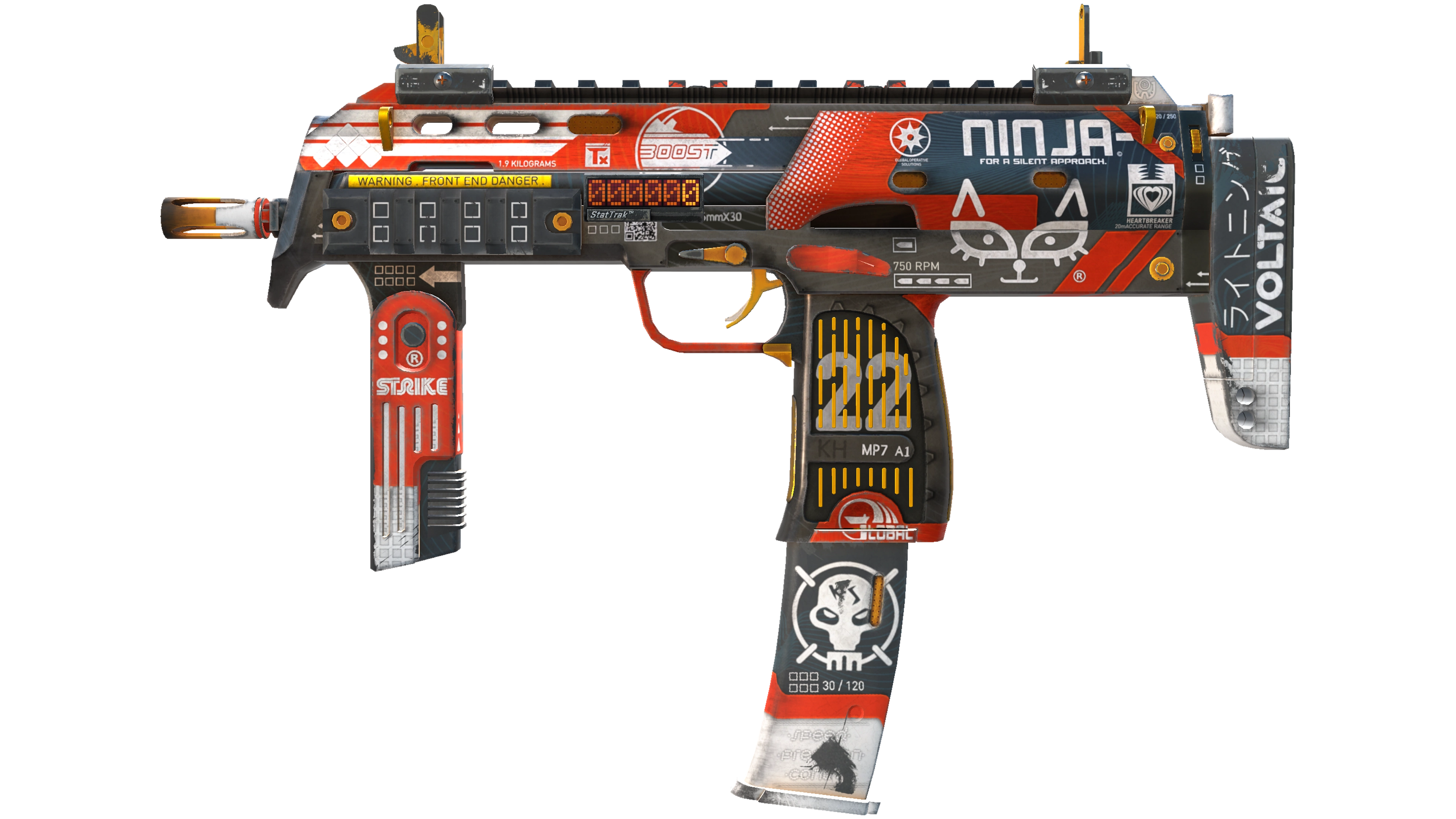 StatTrak™ MP7 | Bloodsport (Field-Tested)