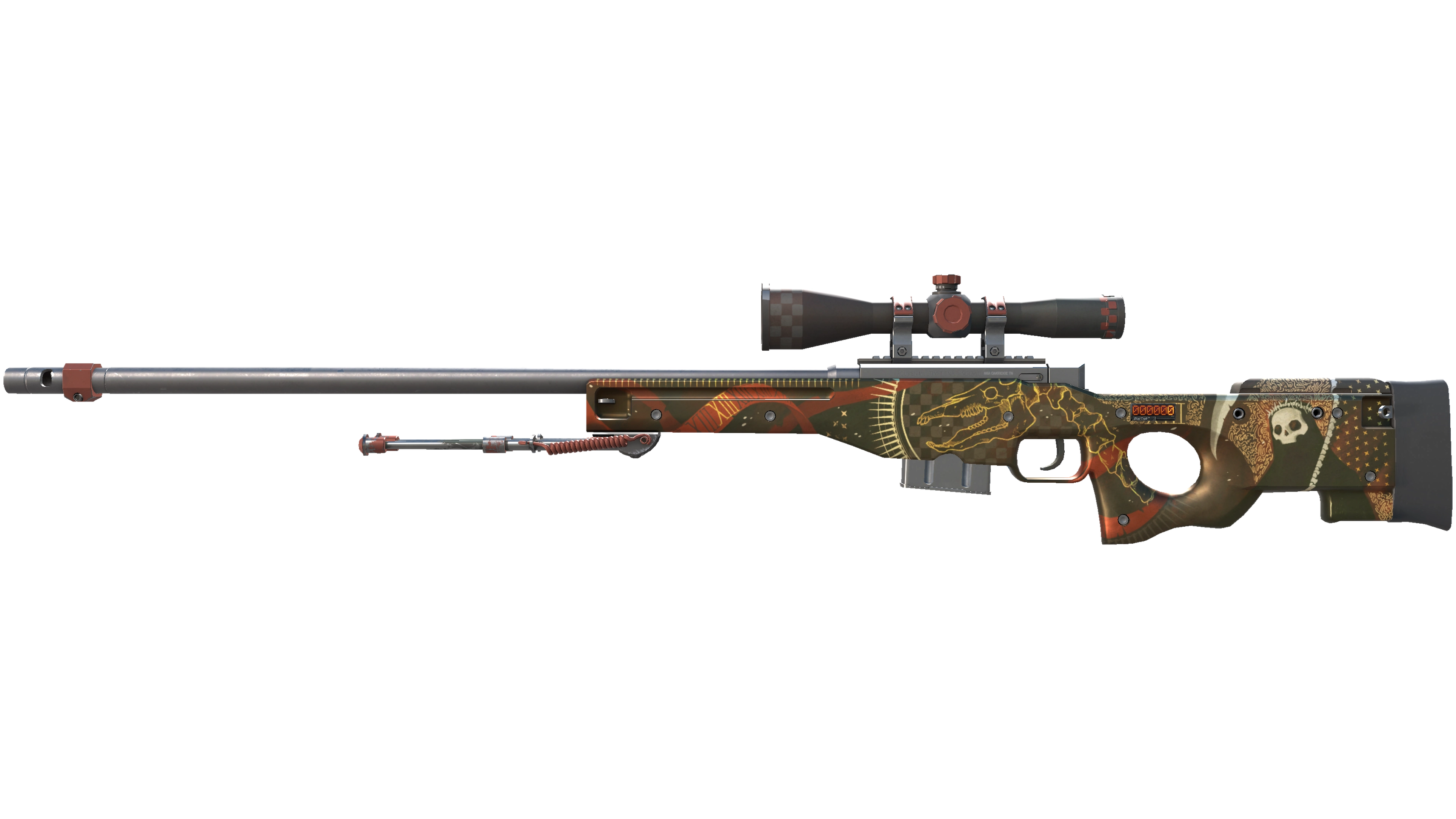 Miniatura de StatTrak™ AWP | Mortis (Field-Tested)