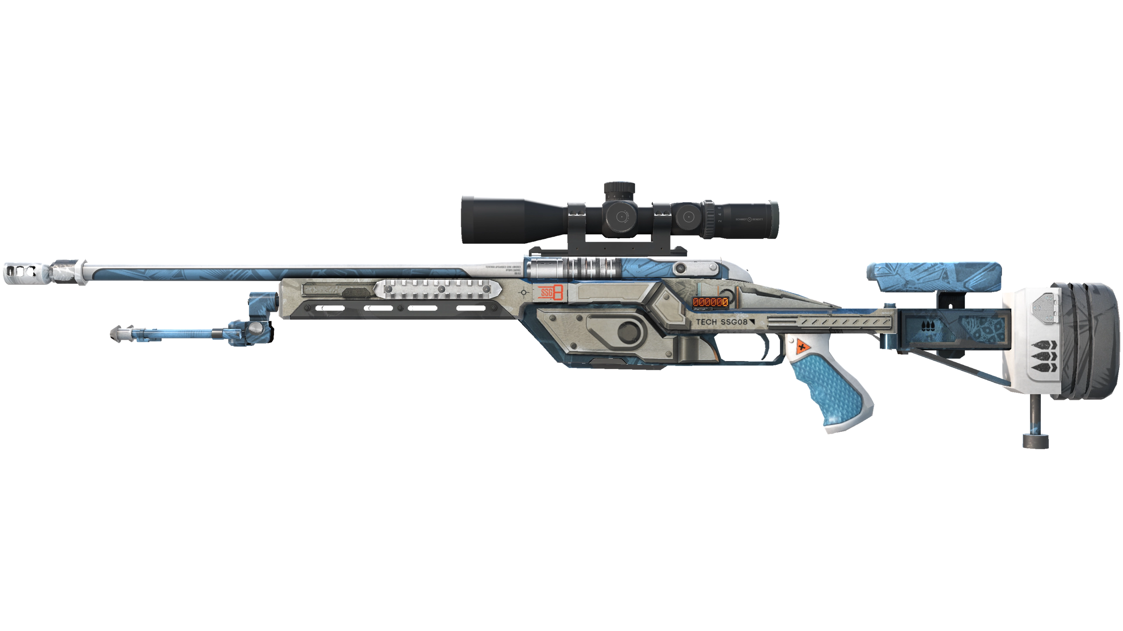 StatTrak™ SSG 08 | Ghost Crusader (Minimal Wear)