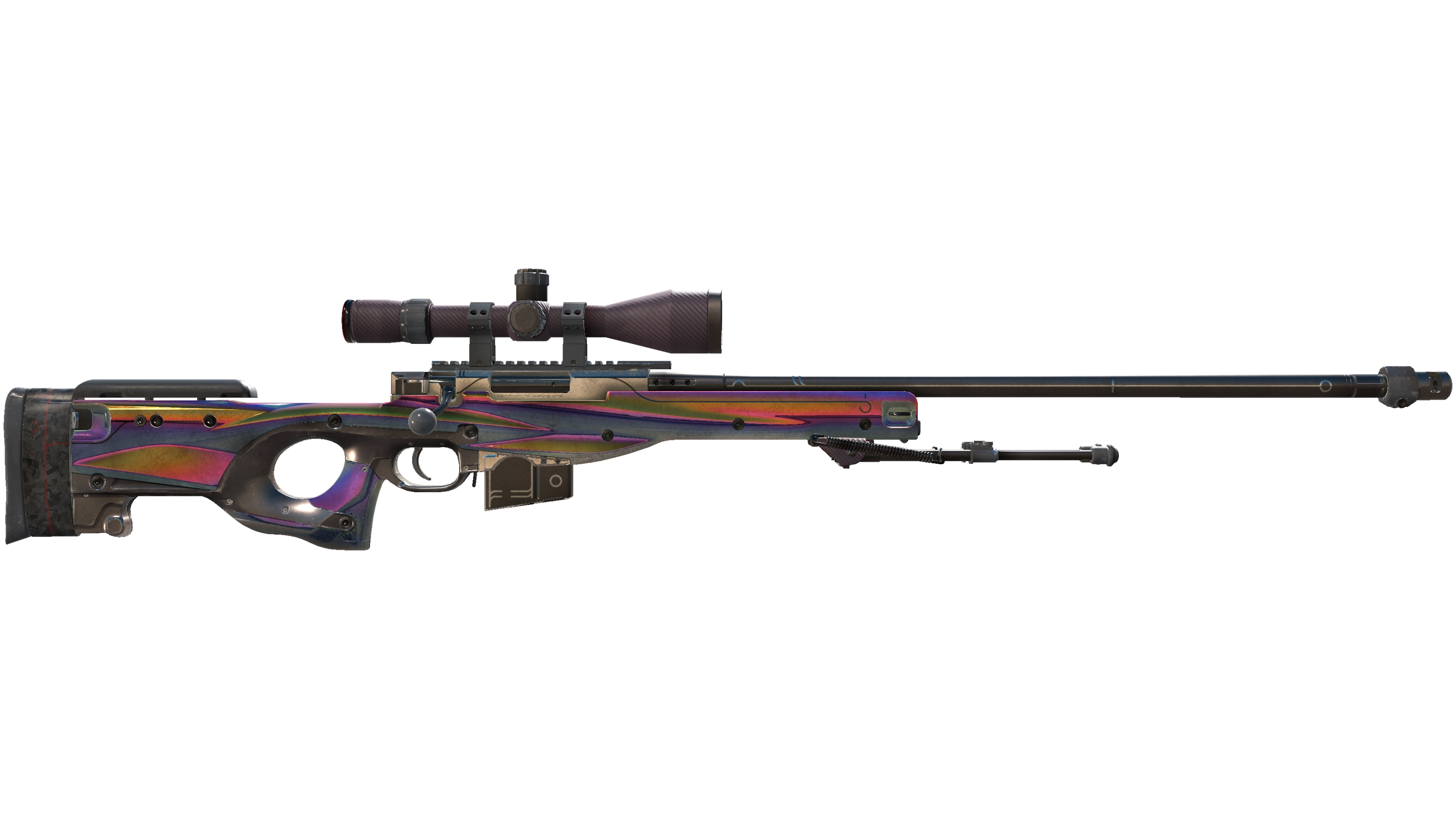 Миниатюра StatTrak™ AWP | Chrome Cannon (Battle-Scarred)